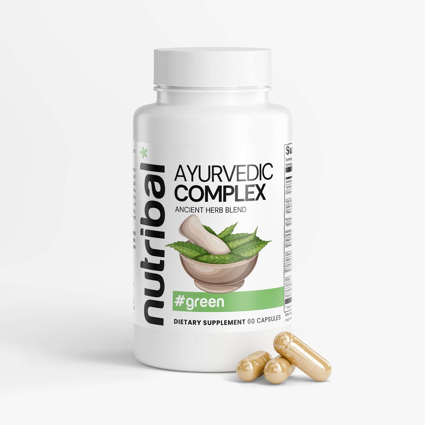 Nutribal® Green AYURVEDIC COMPLEX – Premium Daily Herbal Wellness Support 🌿