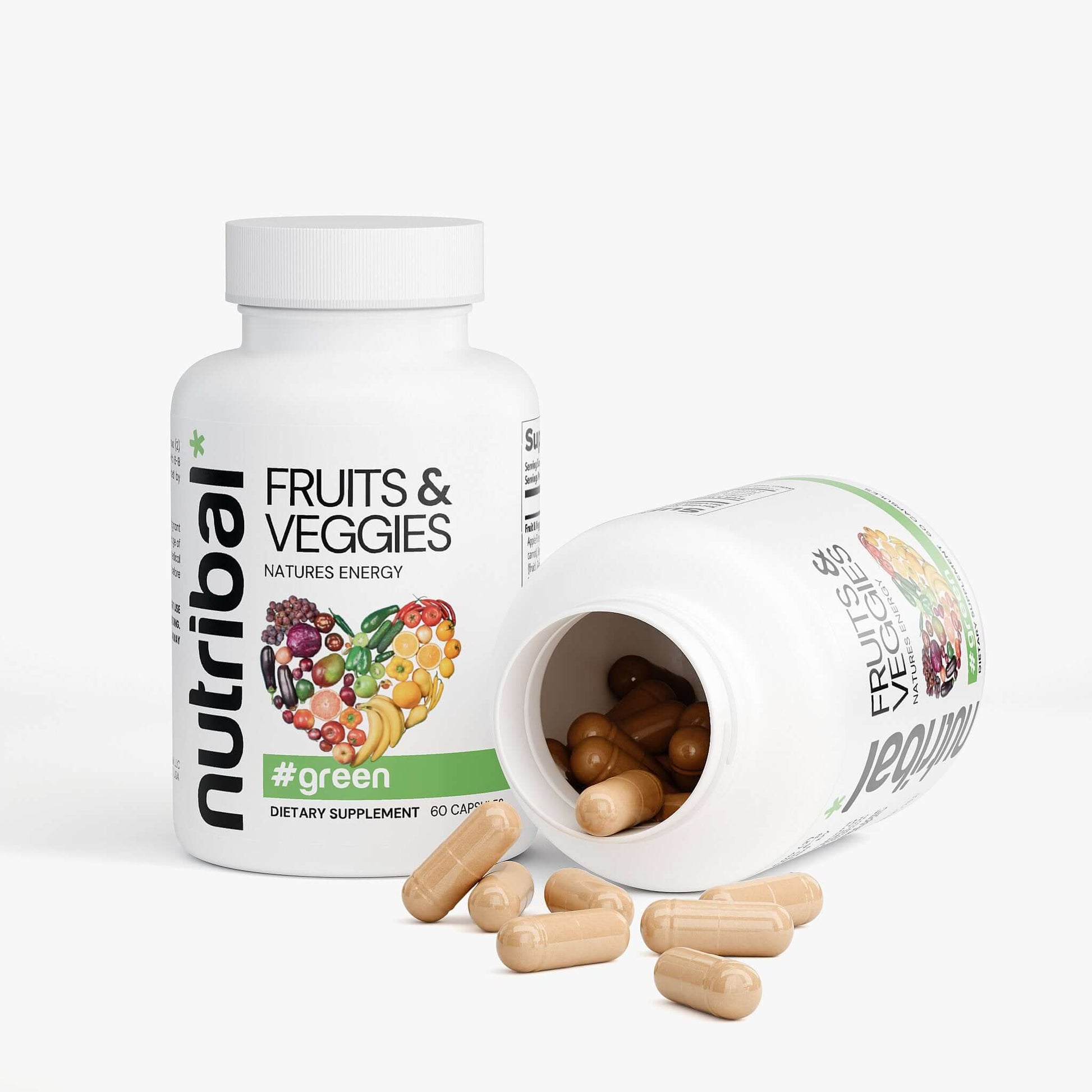 Nutribal® Green FRUITS & VEGGIES – Premium Daily Whole Food Nutrition 🍎