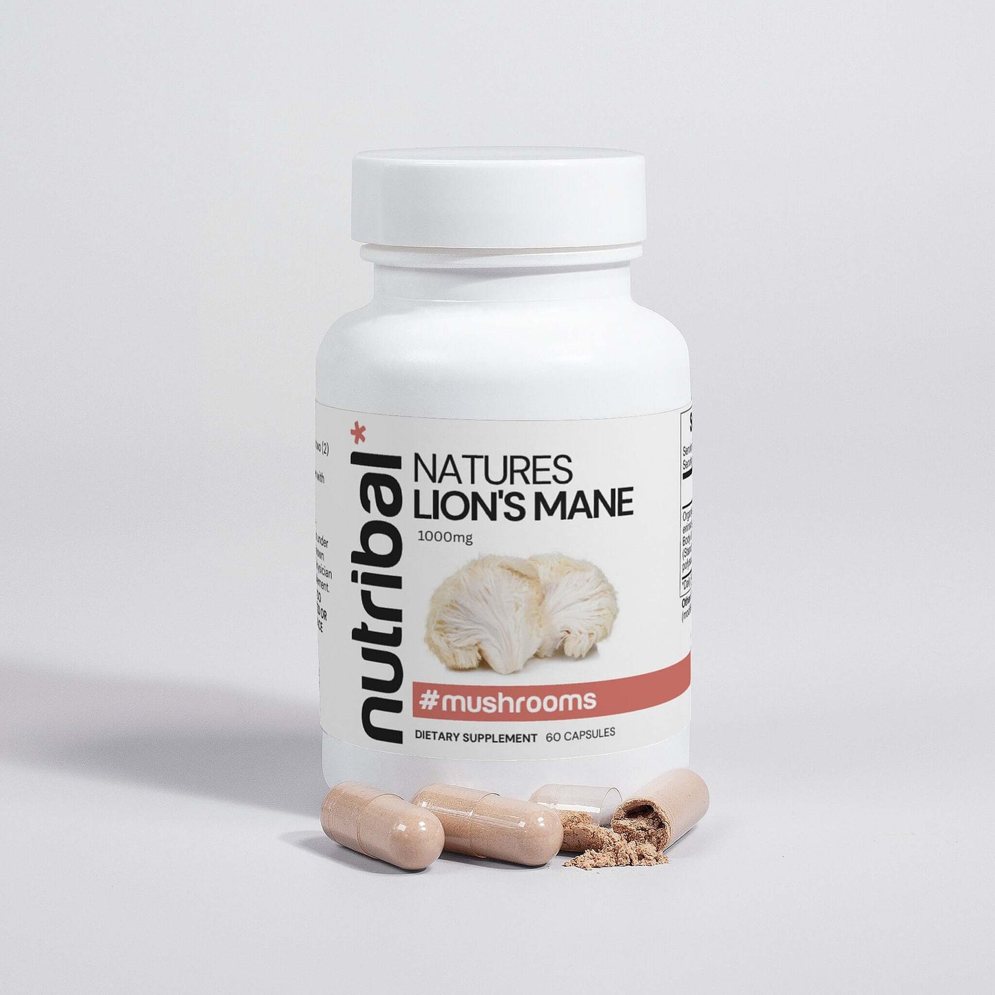 Nutribal® Mushrooms LION’S MANE – Clarity. Mood. Memory. 🍄