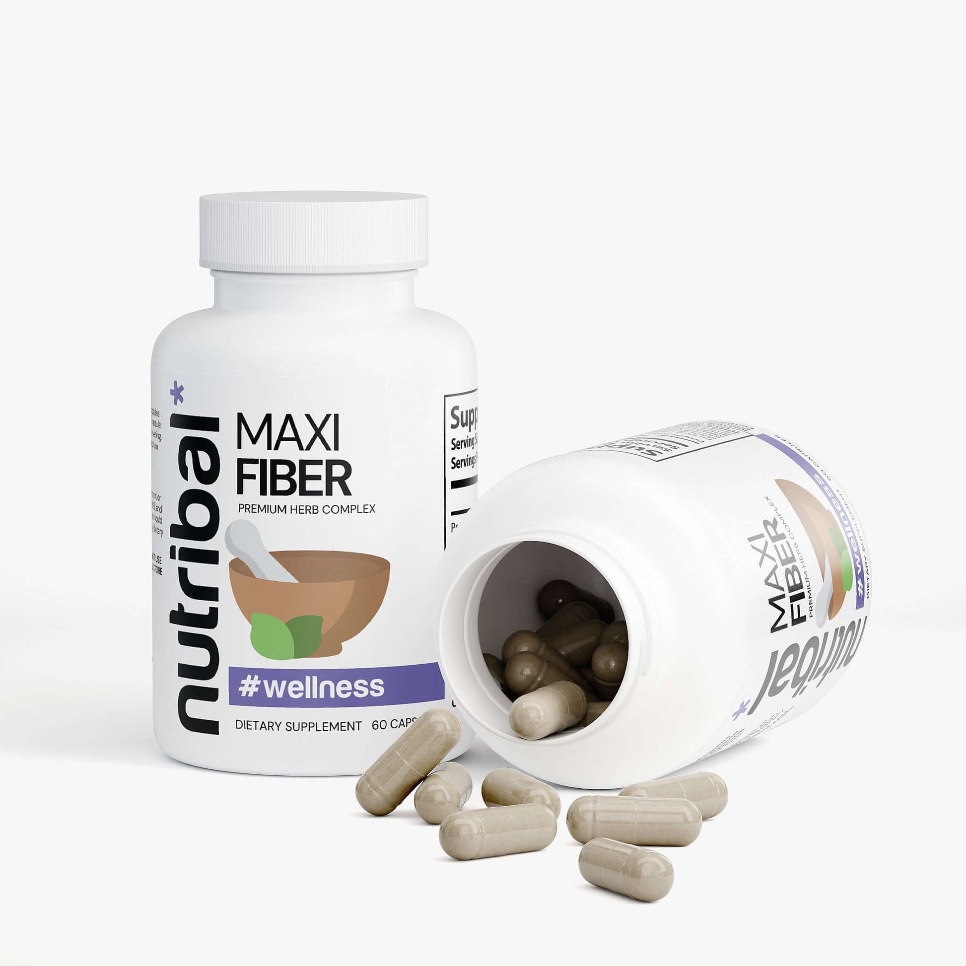 Nutribal® Wellness MAXI FIBER – Premium Daily Digestive Wellness & Fiber Support 🌾