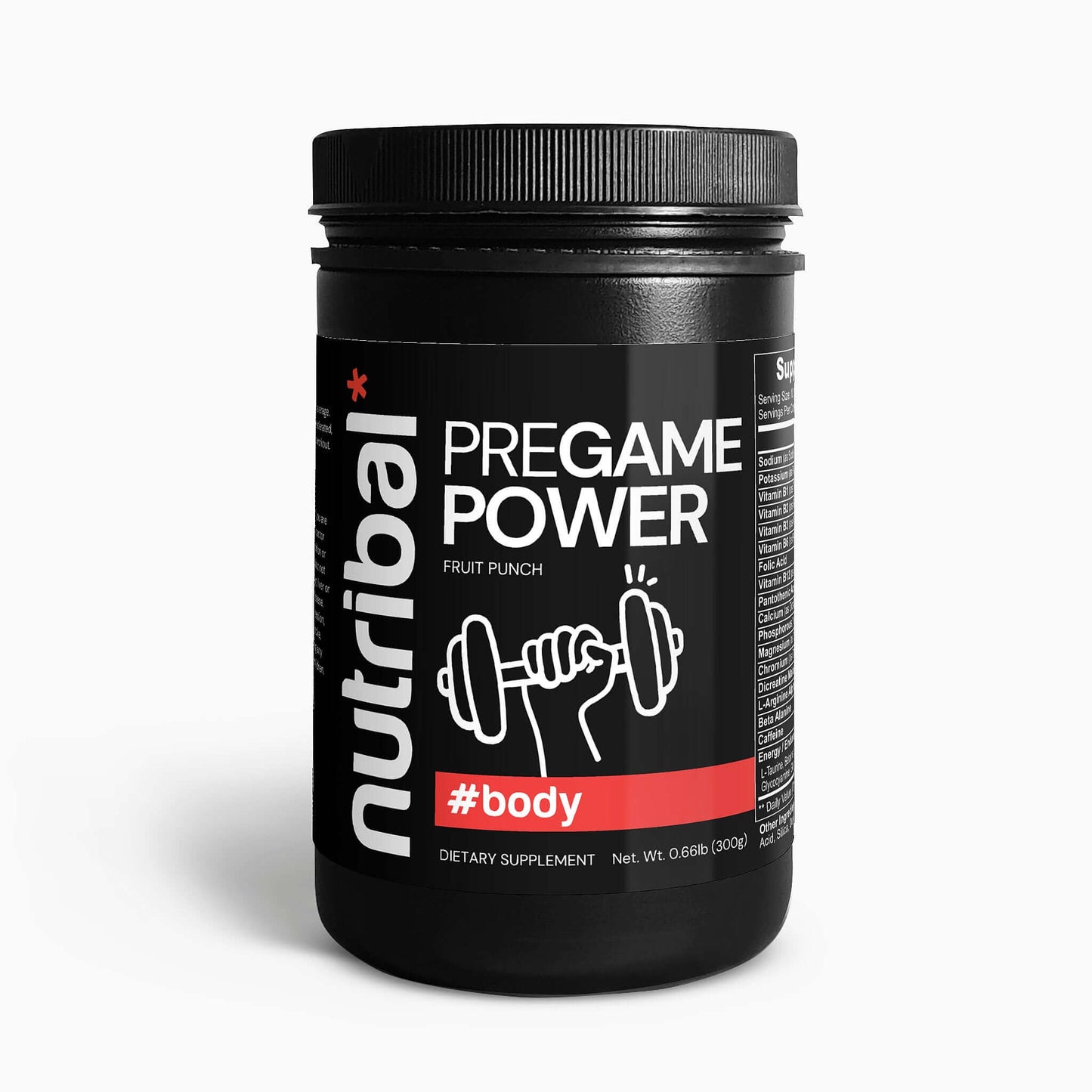 Nutribal® Body PREGAME POWER – Premium Pre-Exercise Nutrition 🥊