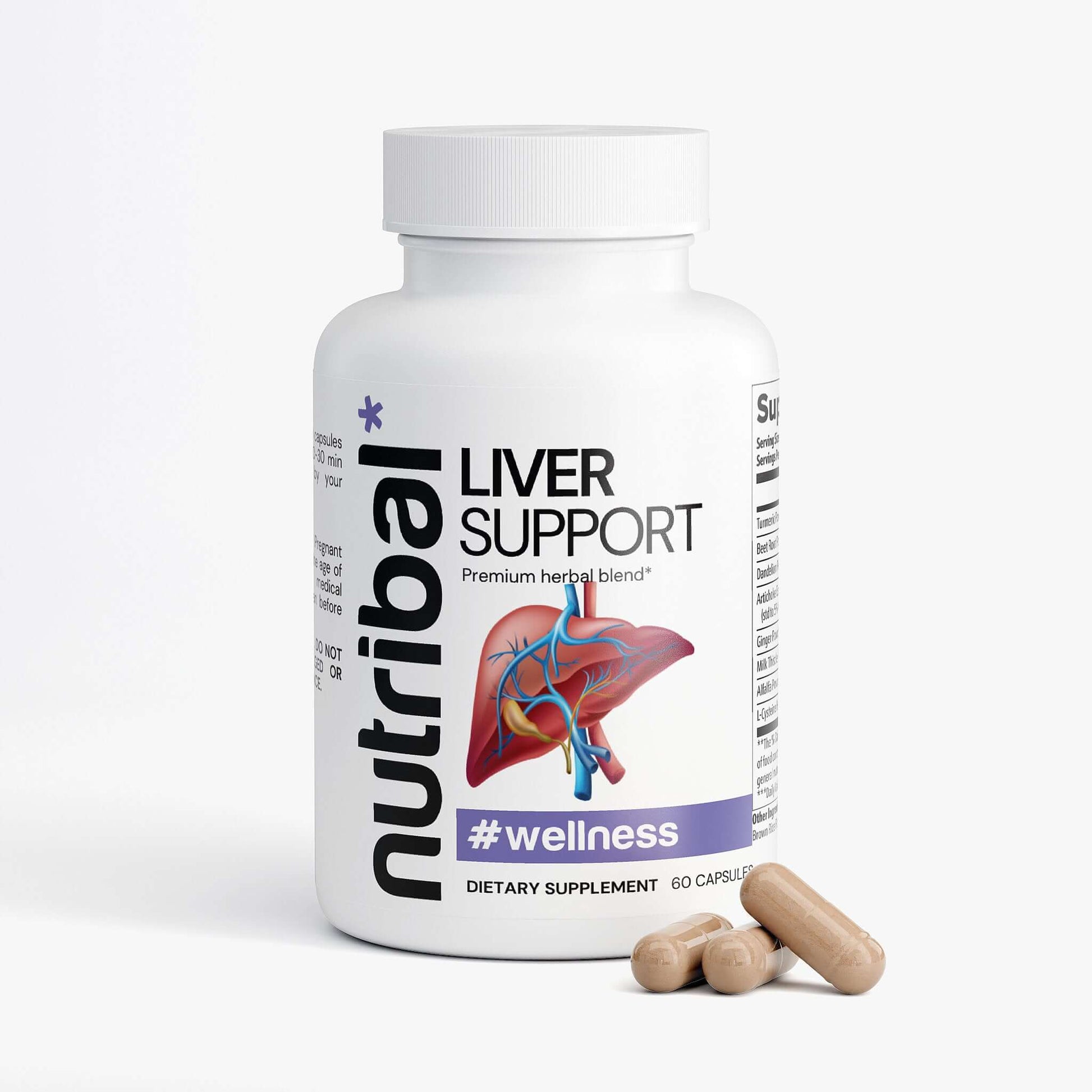 Nutribal® Wellness LIVER SUPPORT – Premium Daily Liver Wellness & Digestive Support 🌿