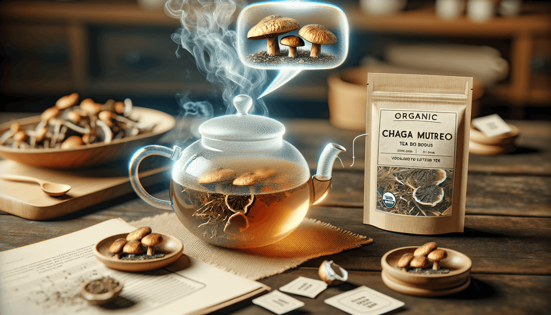 Organic Chaga Mushroom Tea Bags: A Healthy Brew