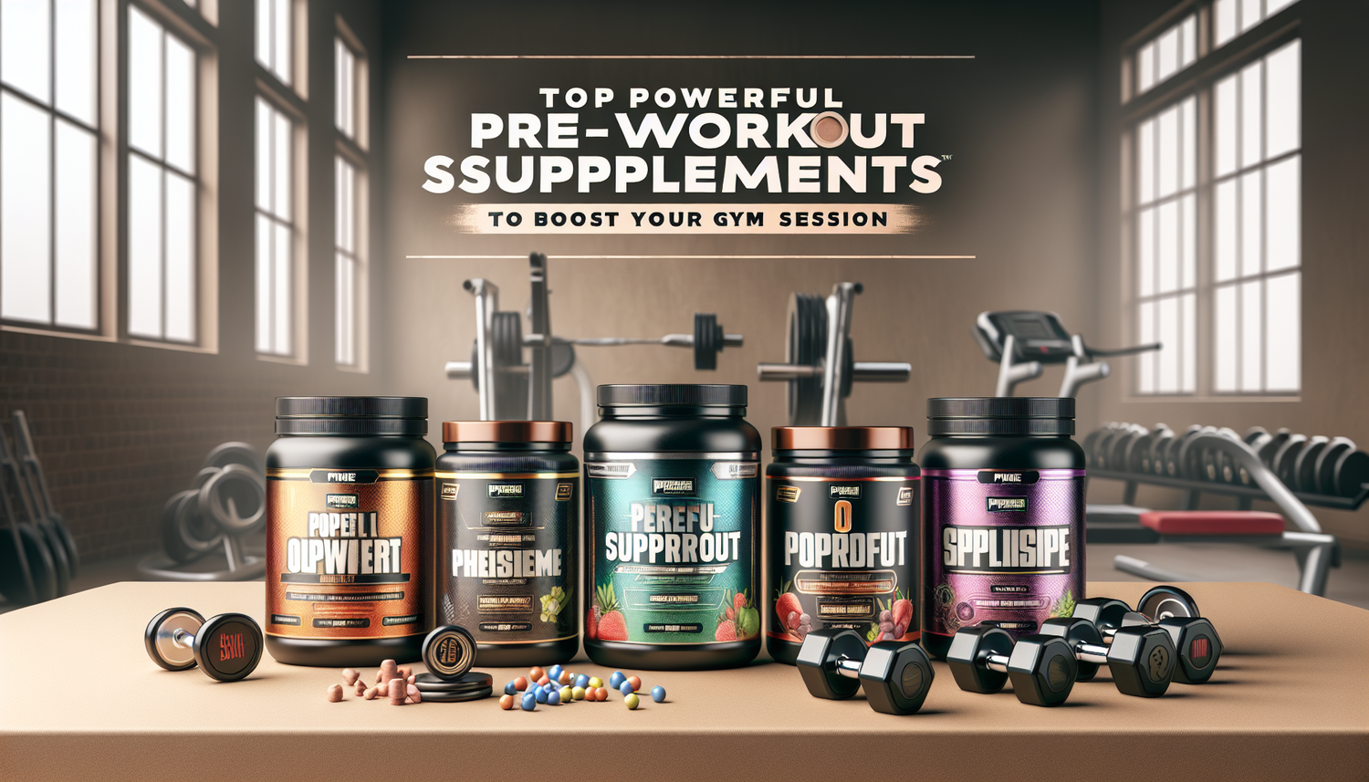 Top Powerful Pre-Workout Supplements to Boost Your Gym Session