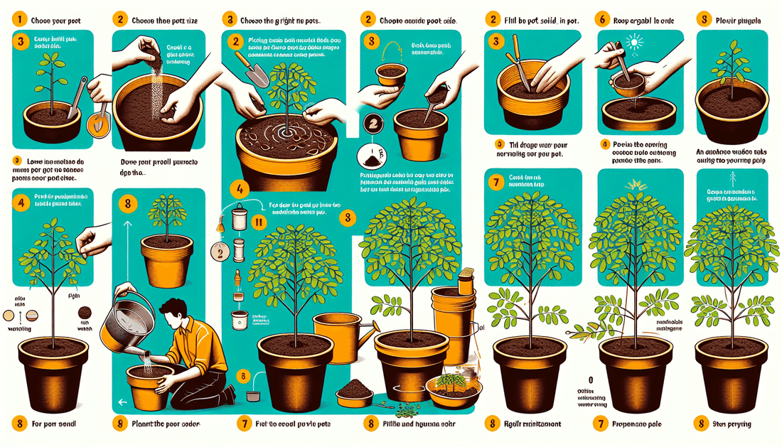 Growing Moringa in Pots: A Quick Guide - Nutribal™ - The New Healthy.