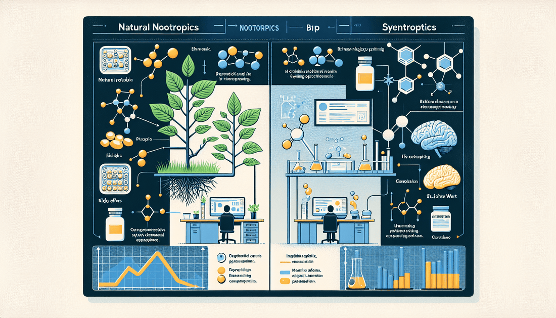 Natural vs. Synthetic Nootropics: A Comparative Guide - Nutribal™ - The New Healthy.