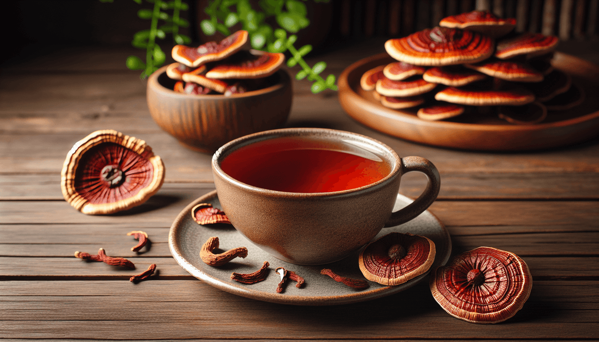 Organic Reishi Mushroom Tea A Sip of Wellness