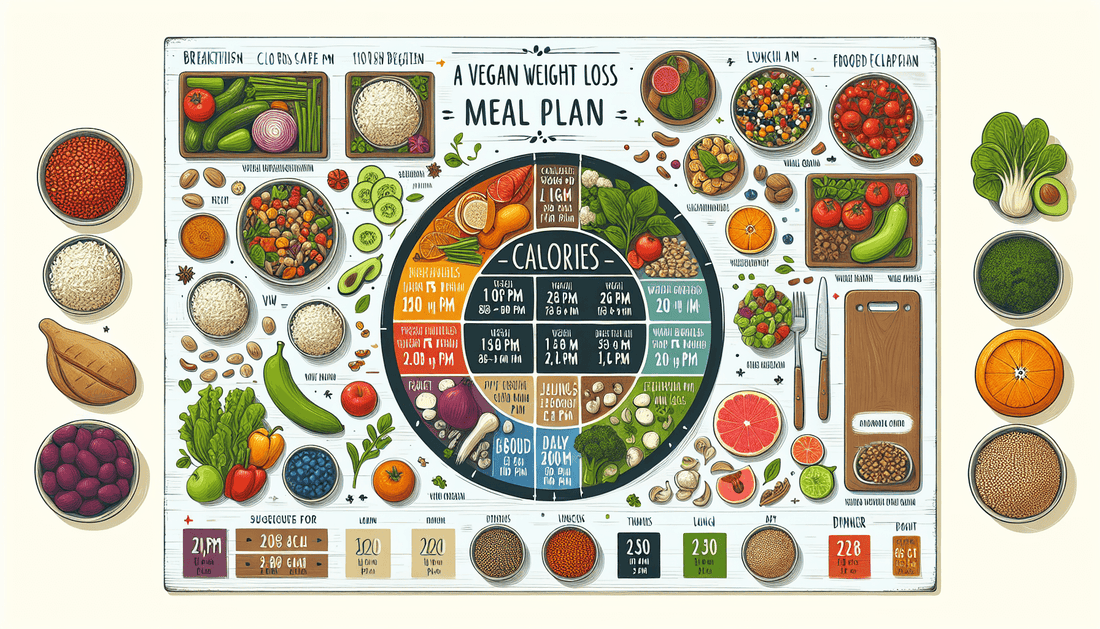 Vegan Weight Loss Meal Plan: A Simple Guide - Nutribal™ - The New Healthy.