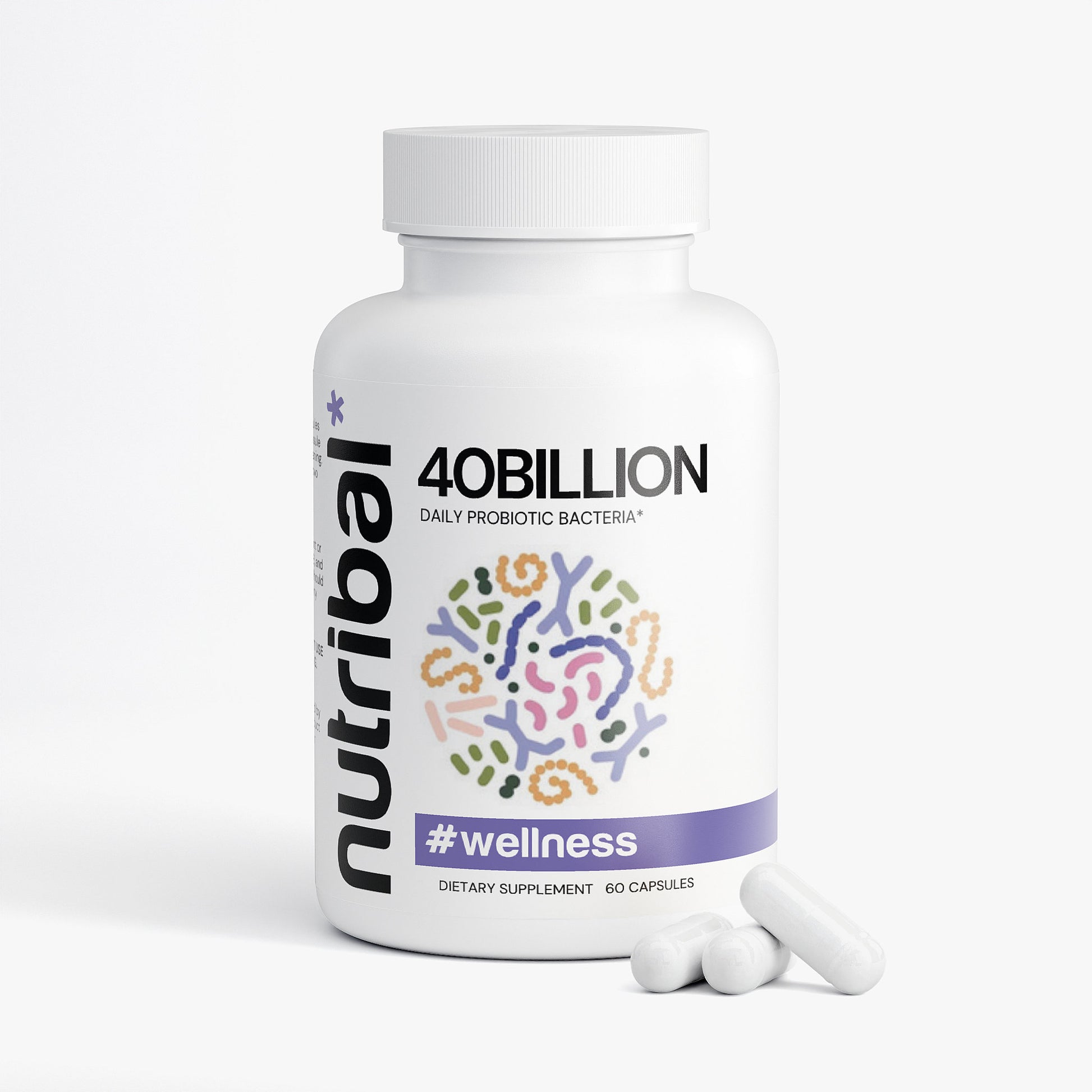 Nutribal® Wellness 40BILLION – Premium Daily Digestive Wellness Support 🌿