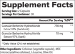 97% Potency & L-Leucine — BERBERINE Nutribal®