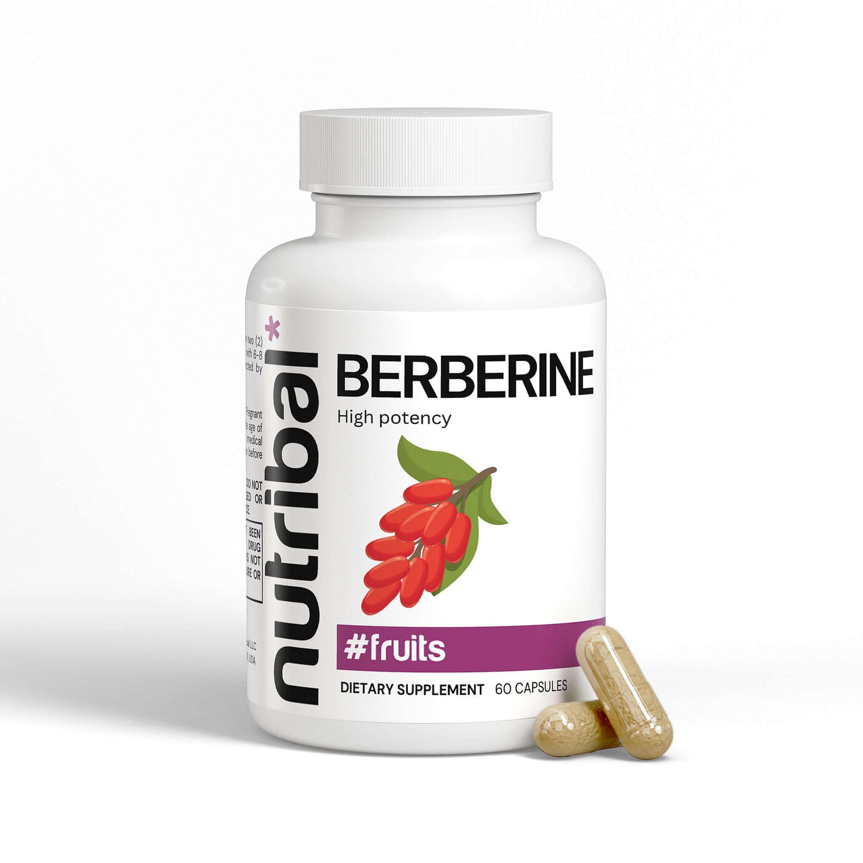 97% Potency & L-Leucine — BERBERINE Nutribal®