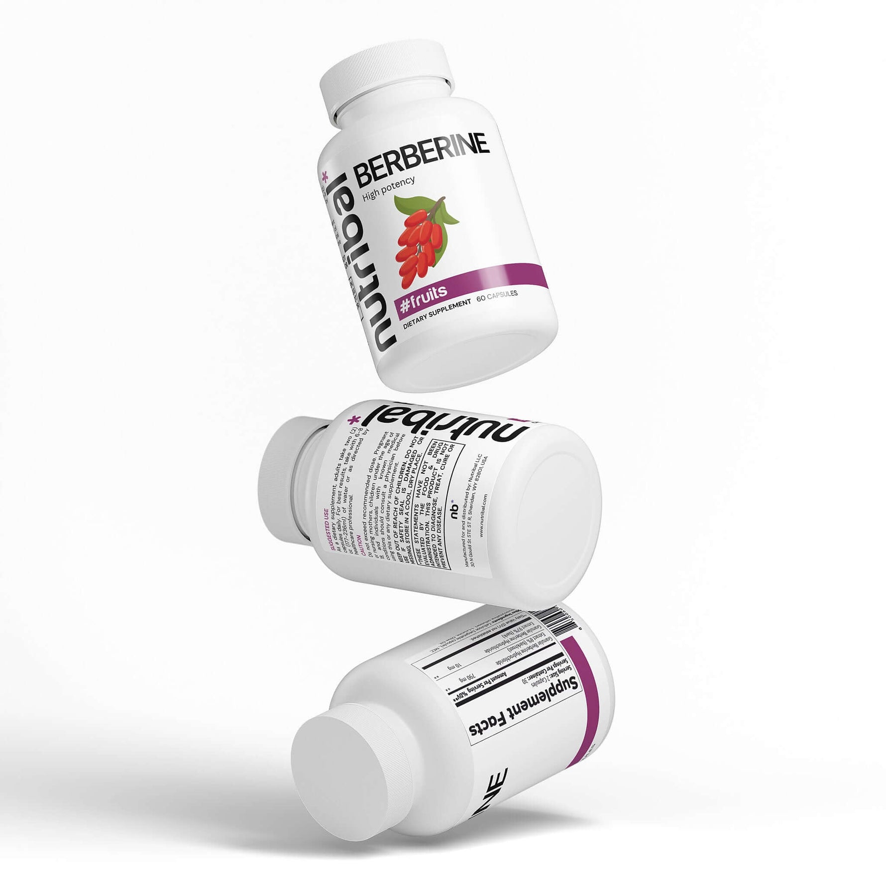 97% Potency & L-Leucine — BERBERINE Nutribal®