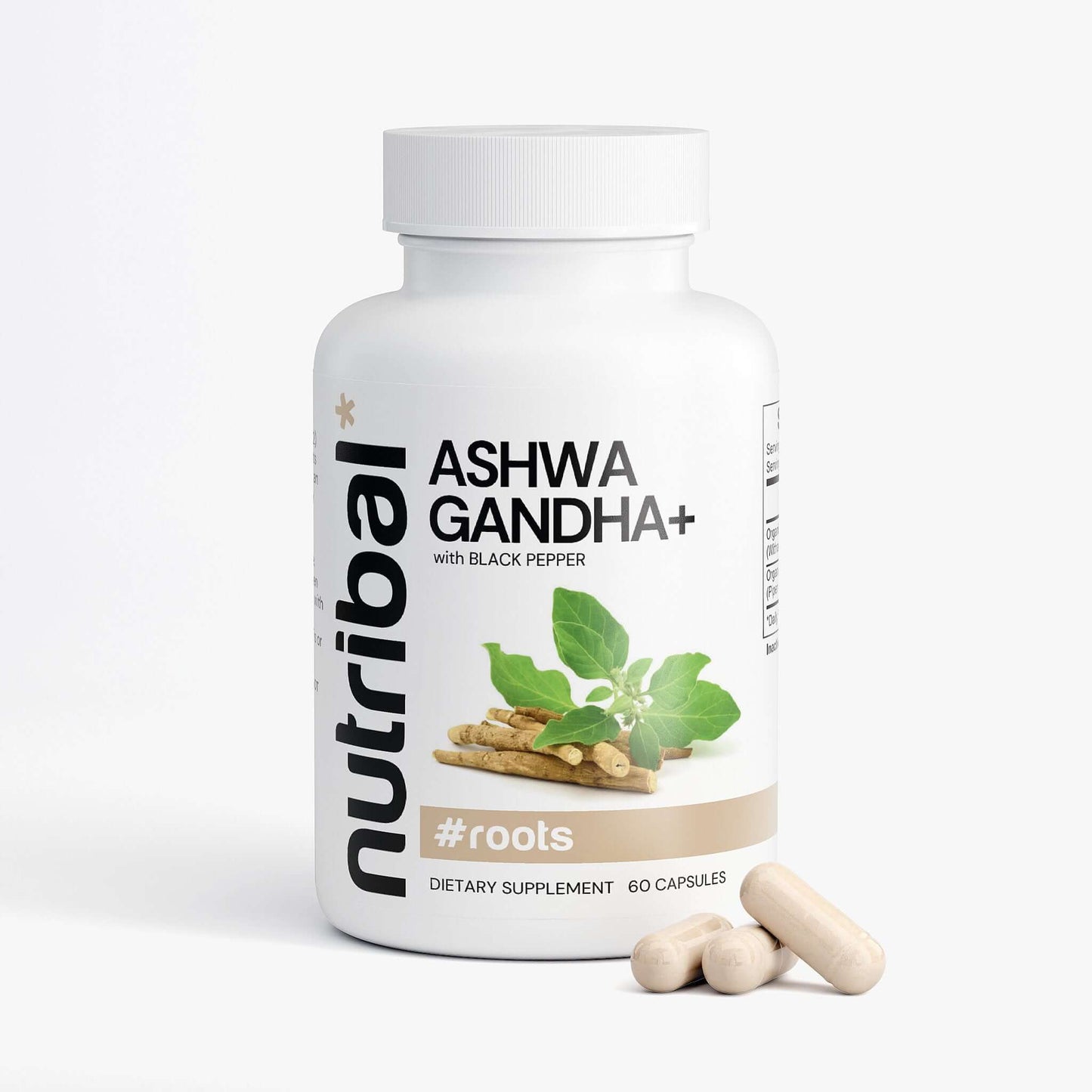 Nutribal® Roots ASHWAGANDHA+ – Premium Stress Resilience Support 🌿