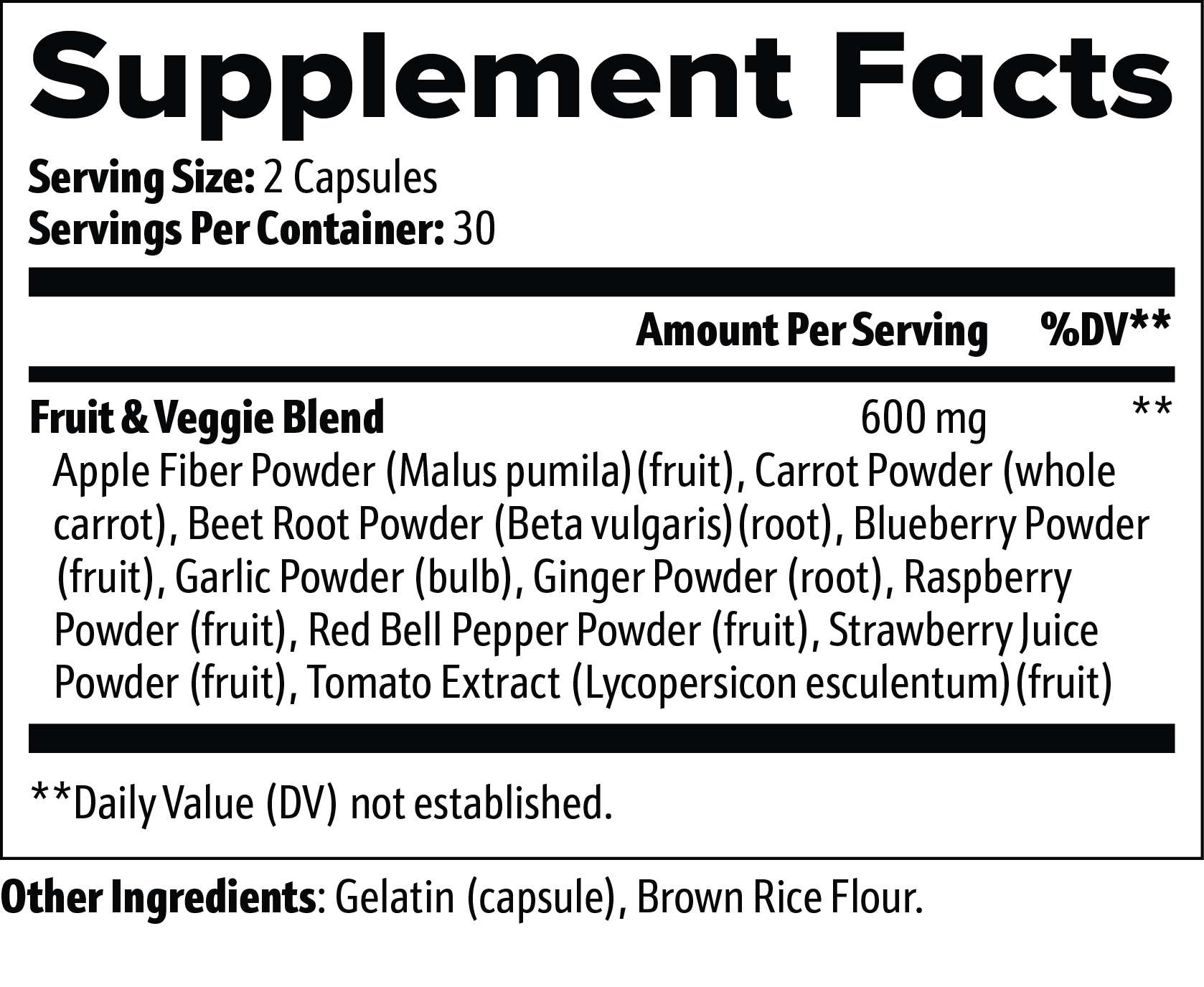 Apple Fiber & Carrot Powder — FRUITS & VEGGIES Nutribal®