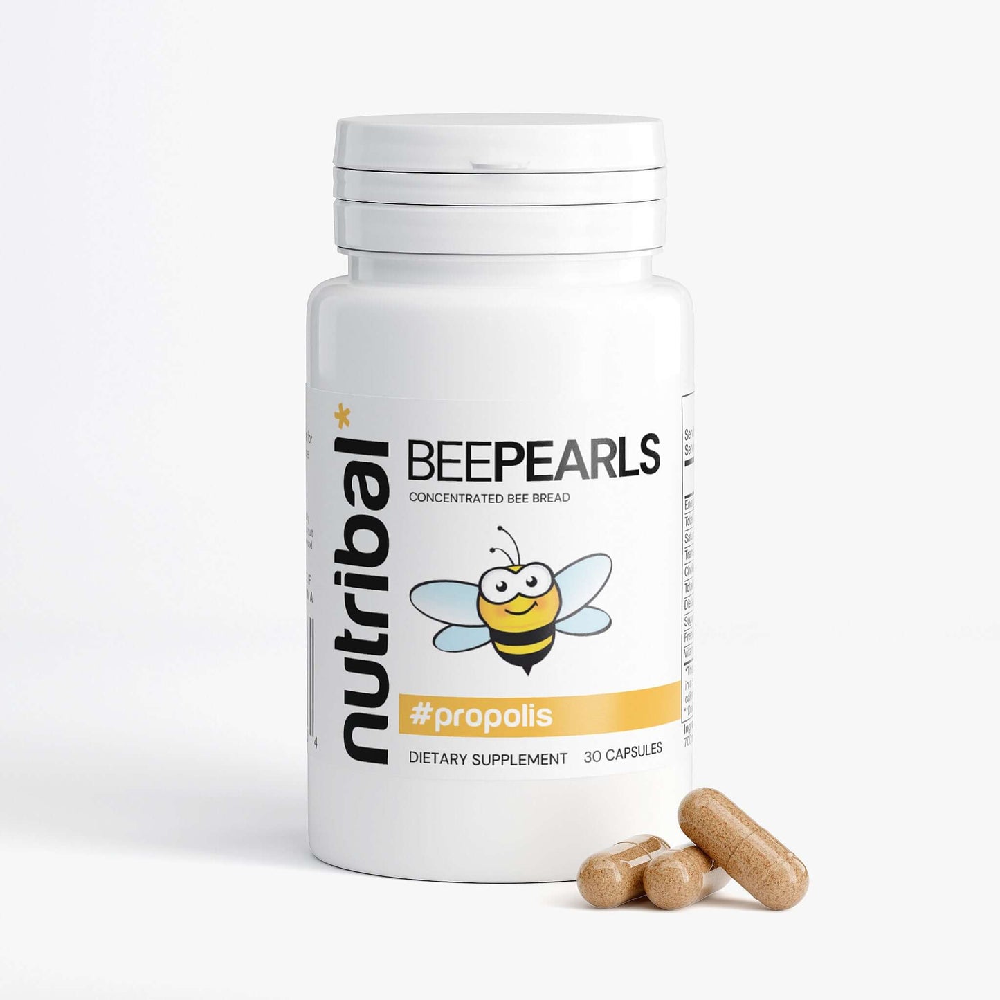 Nutribal® Propolis BEE PEARLS – Premium Concentrated Bee Bread Support 🐝