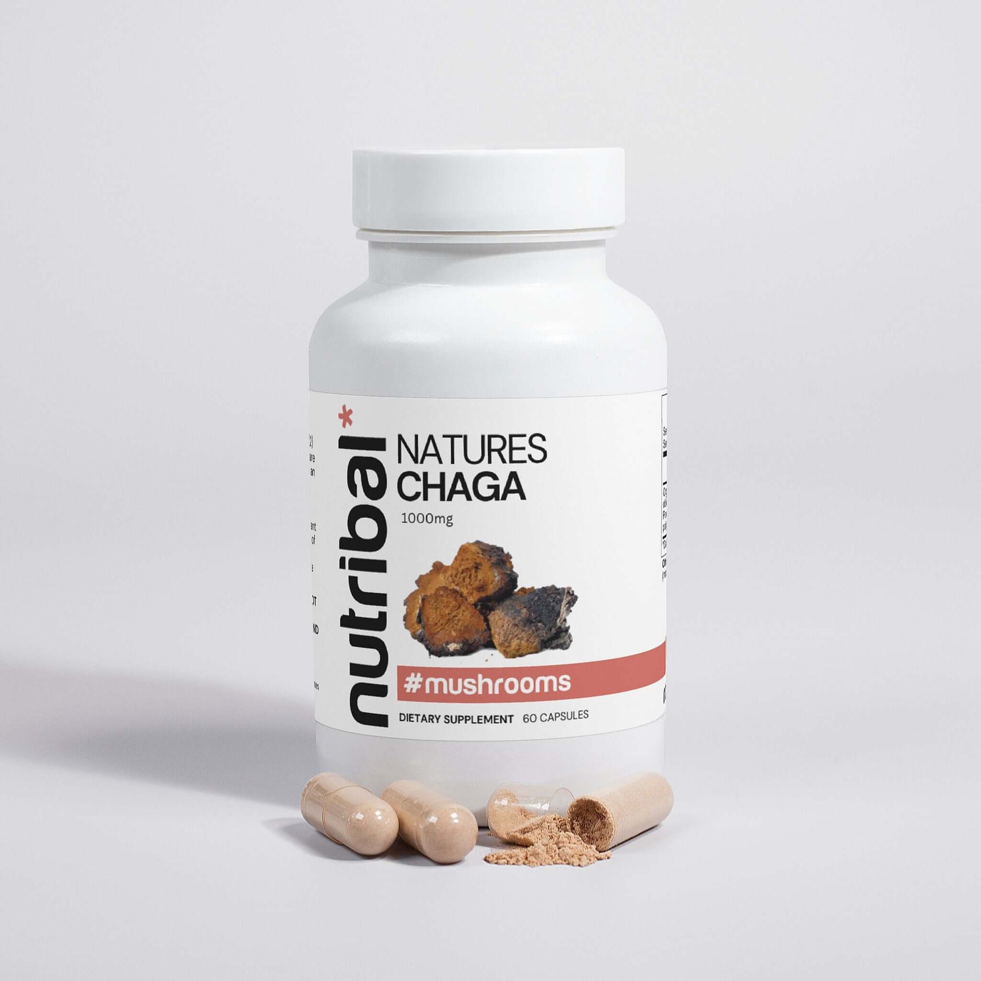 Nutribal® Mushrooms CHAGA – Premium Daily Superfood Support 🍄