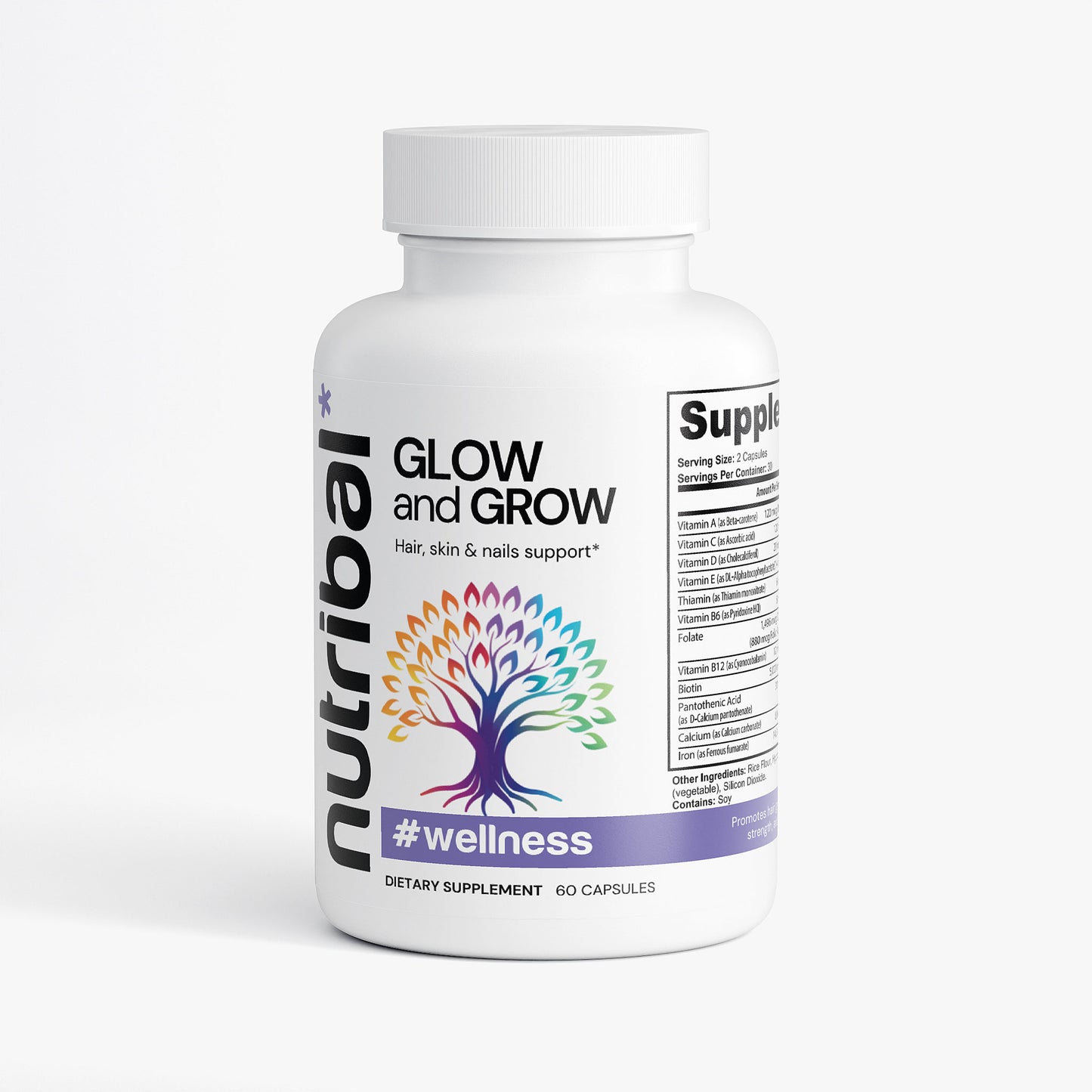 Nutribal® Wellness GLOW & GROW – Premium Daily Beauty & Wellness Support ✨