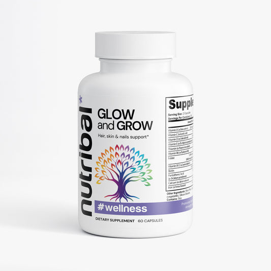 Nutribal® Wellness GLOW & GROW – Premium Daily Beauty & Wellness Support ✨