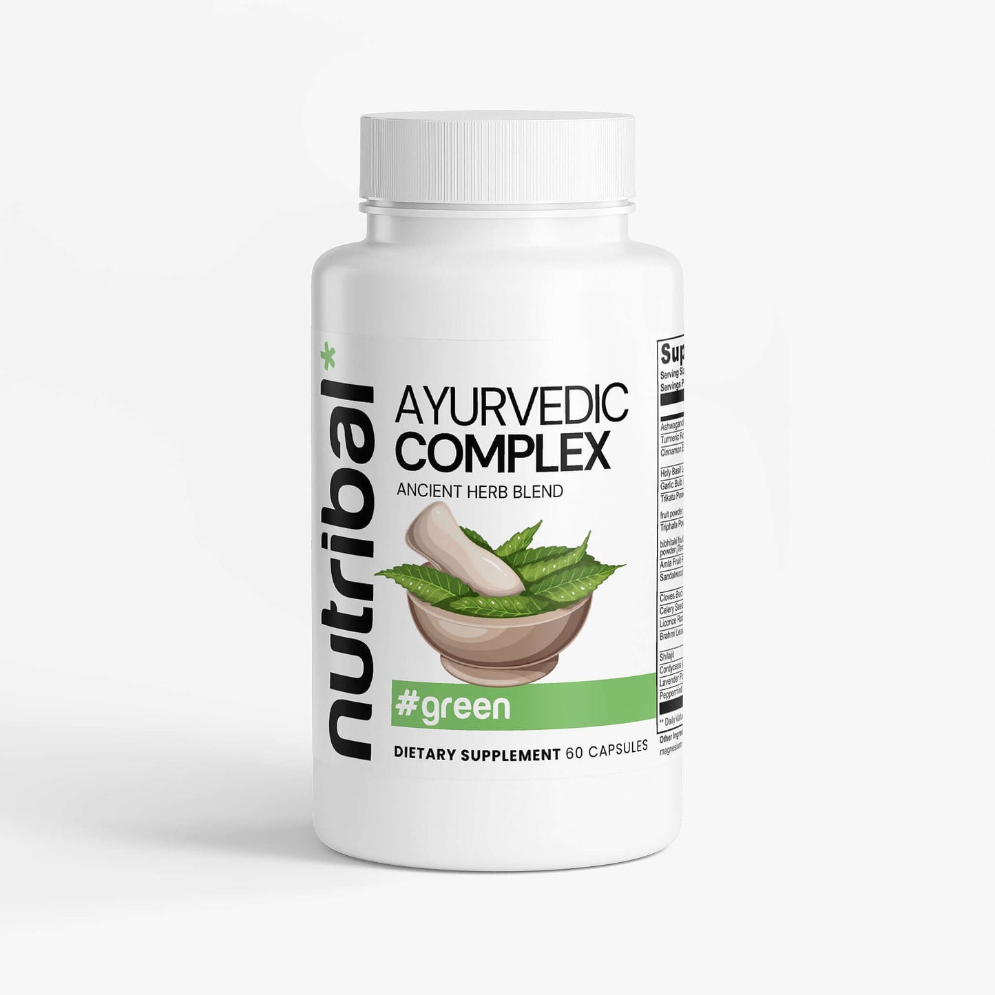 Nutribal® Green AYURVEDIC COMPLEX – Premium Daily Herbal Wellness Support 🌿