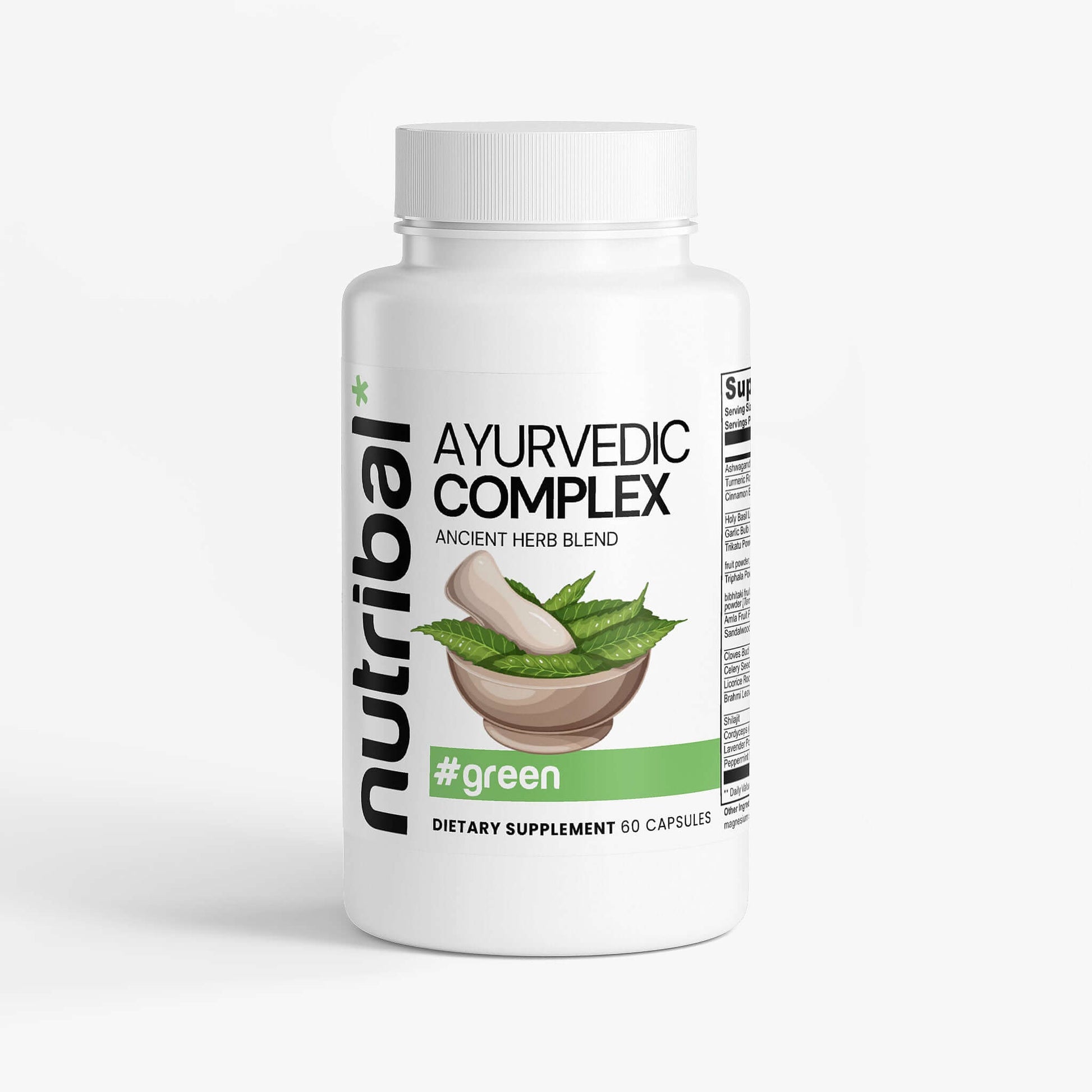 Nutribal® Green AYURVEDIC COMPLEX – Premium Daily Herbal Wellness Support 🌿
