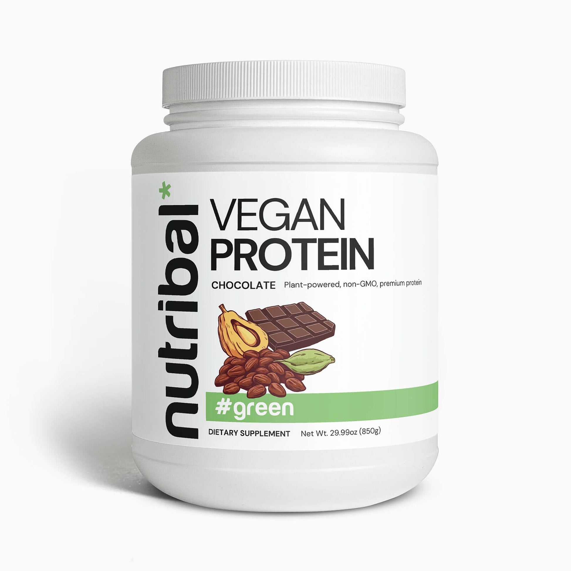 Nutribal® Green VEGAN PROTEIN – Premium Daily Plant Protein & Wellness Nutrition 💪