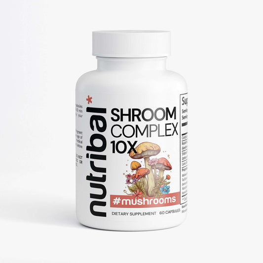 Nutribal® Mushrooms SHROOM 10X – Premium Daily Mushroom Nutrition & Wellness Complex 🍄