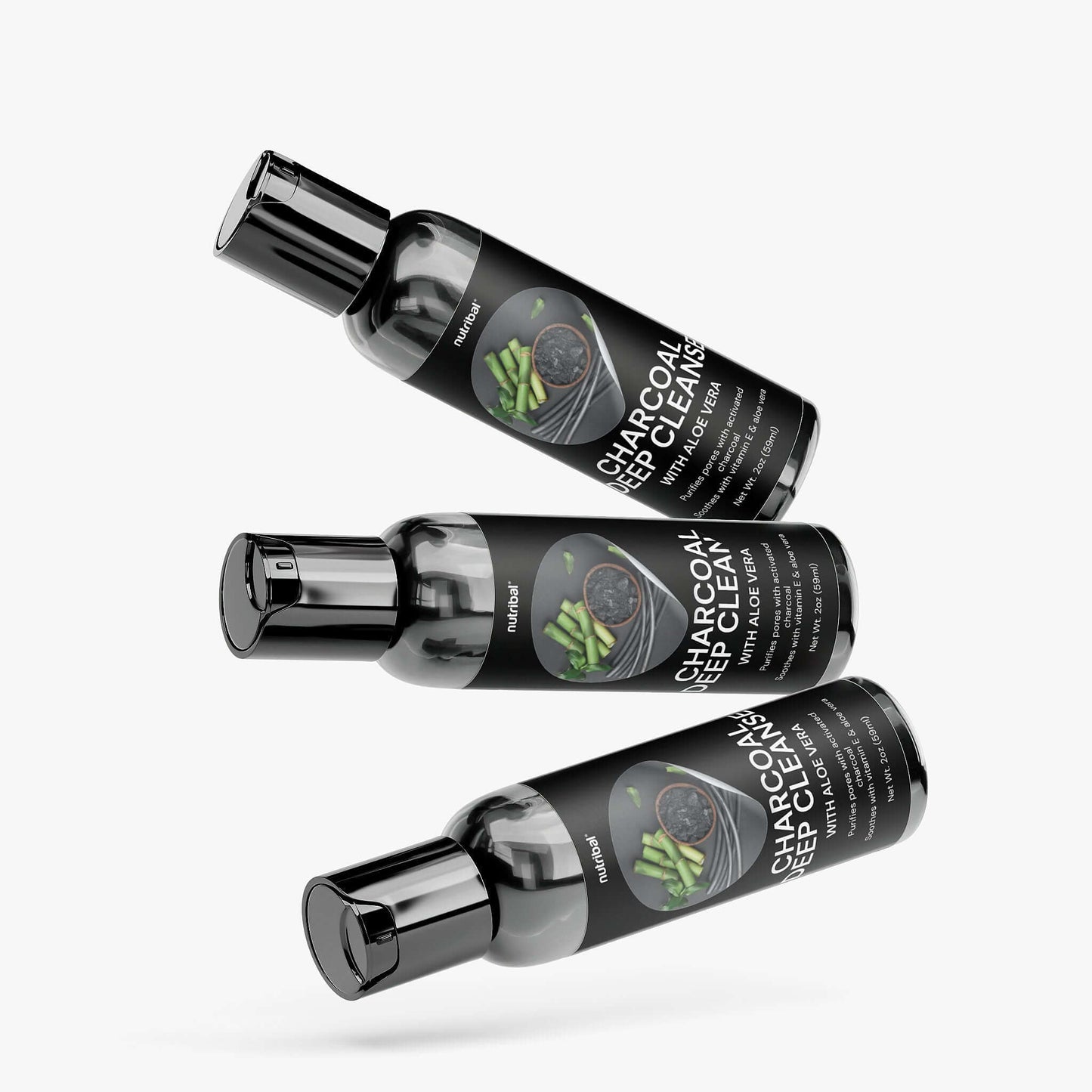 Nutribal® Skin CHARCOAL CLEANSE – Premium Daily Facial Care Support 🖤