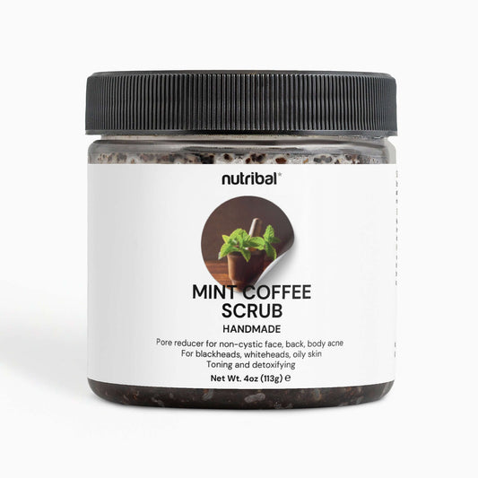Nutribal® Skin MINT COFFEE SCRUB – Premium Daily Body Exfoliation & Skin Wellness 🧴