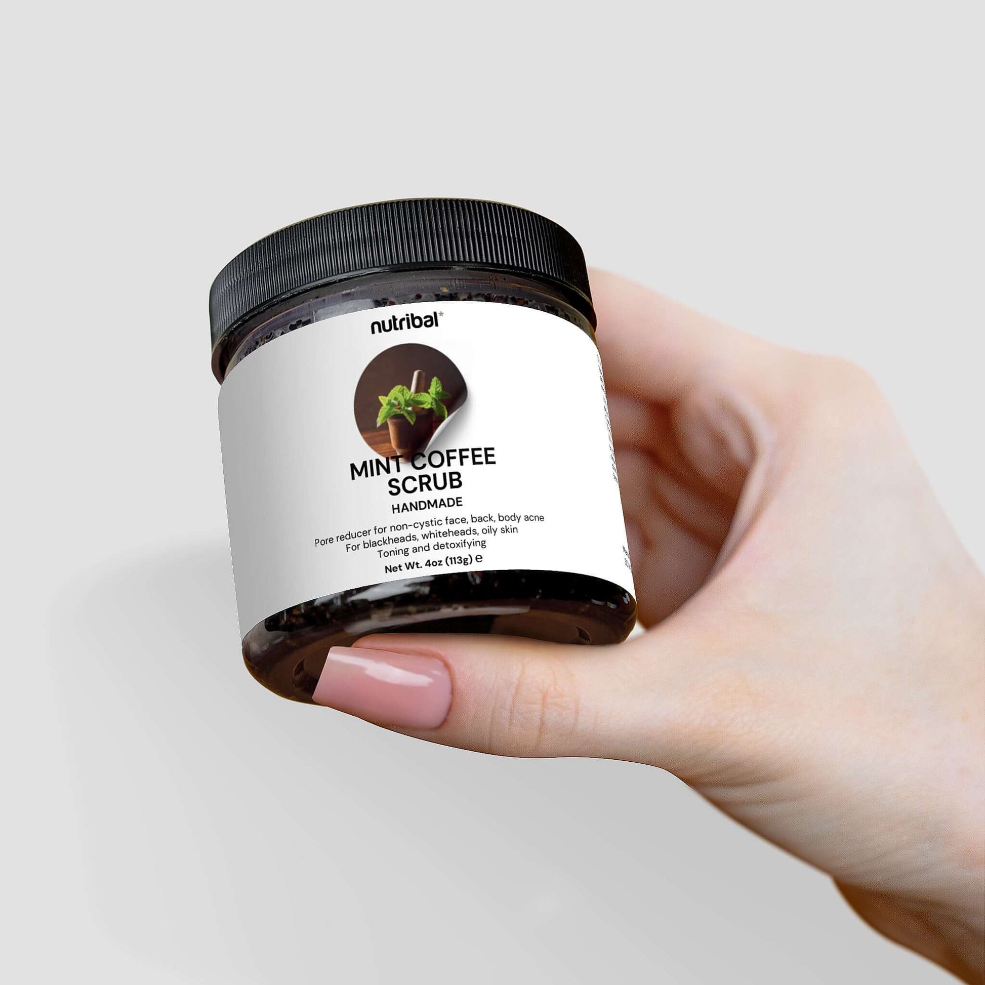 Nutribal® Skin MINT COFFEE SCRUB – Premium Daily Body Exfoliation & Skin Wellness 🧴