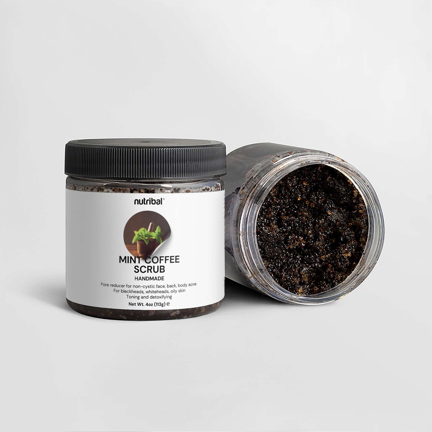 Nutribal® Skin MINT COFFEE SCRUB – Premium Daily Body Exfoliation & Skin Wellness 🧴