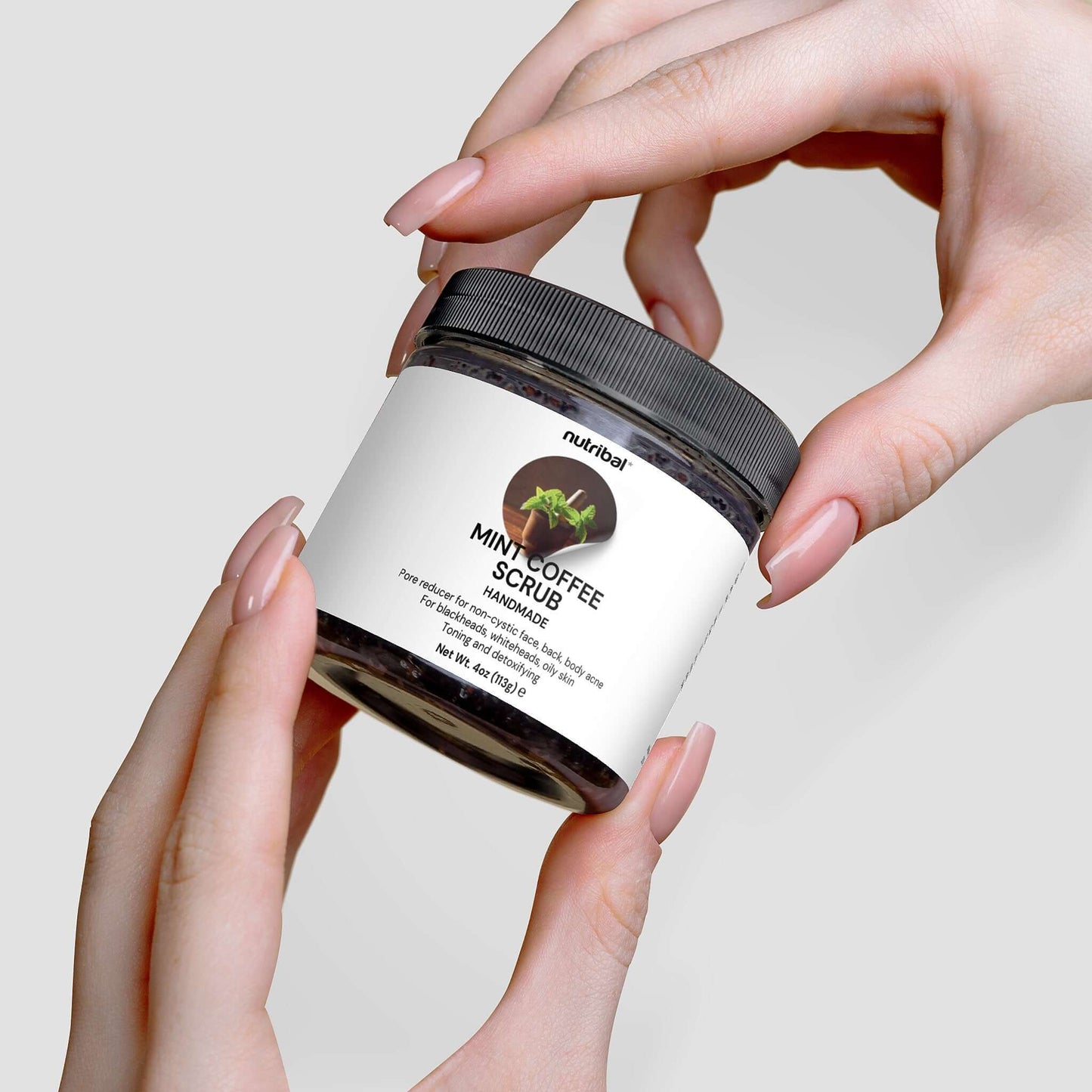 Nutribal® Skin MINT COFFEE SCRUB – Premium Daily Body Exfoliation & Skin Wellness 🧴