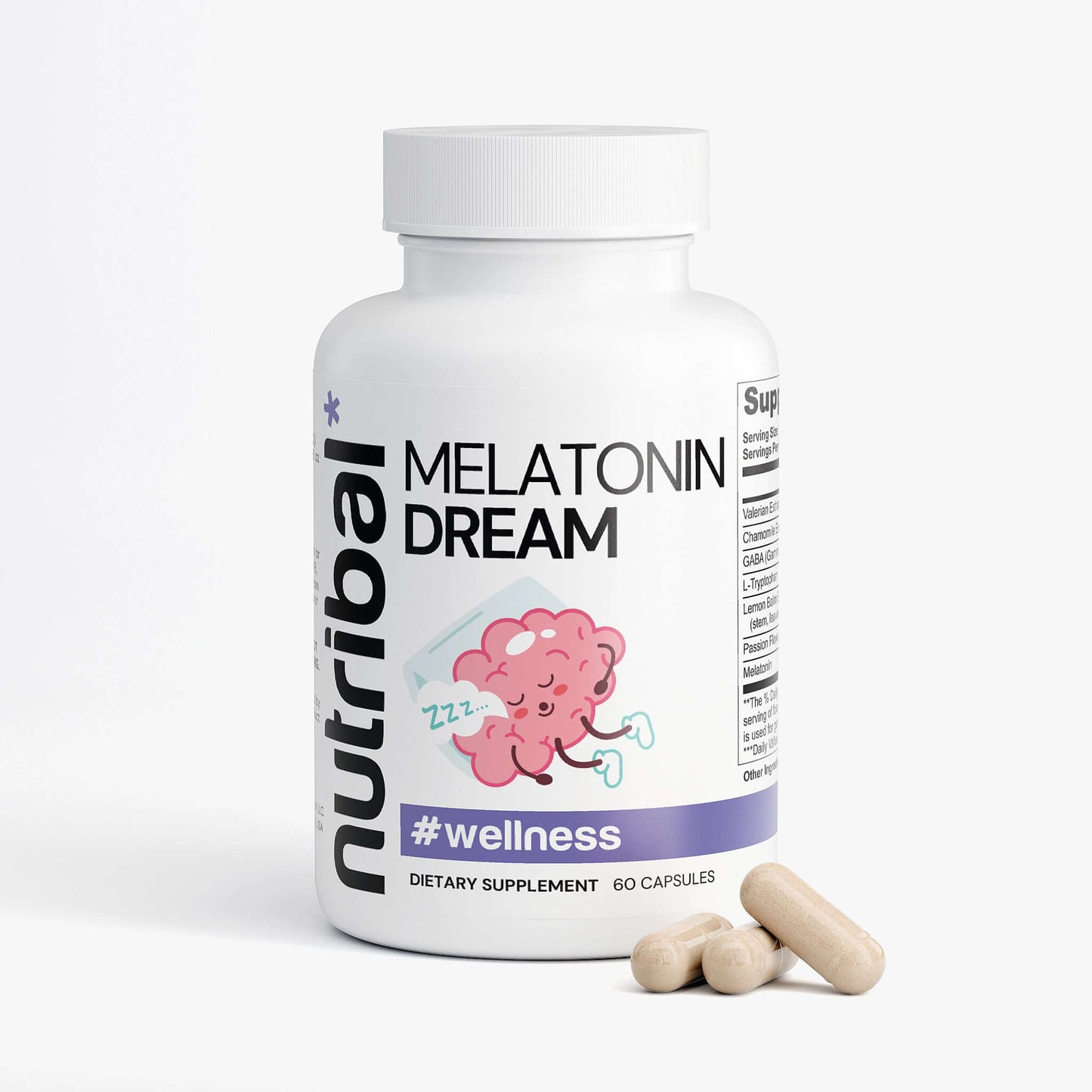 Nutribal® Wellness MELATONIN DREAM – Premium Daily Sleep Wellness & Relaxation Support 🌙