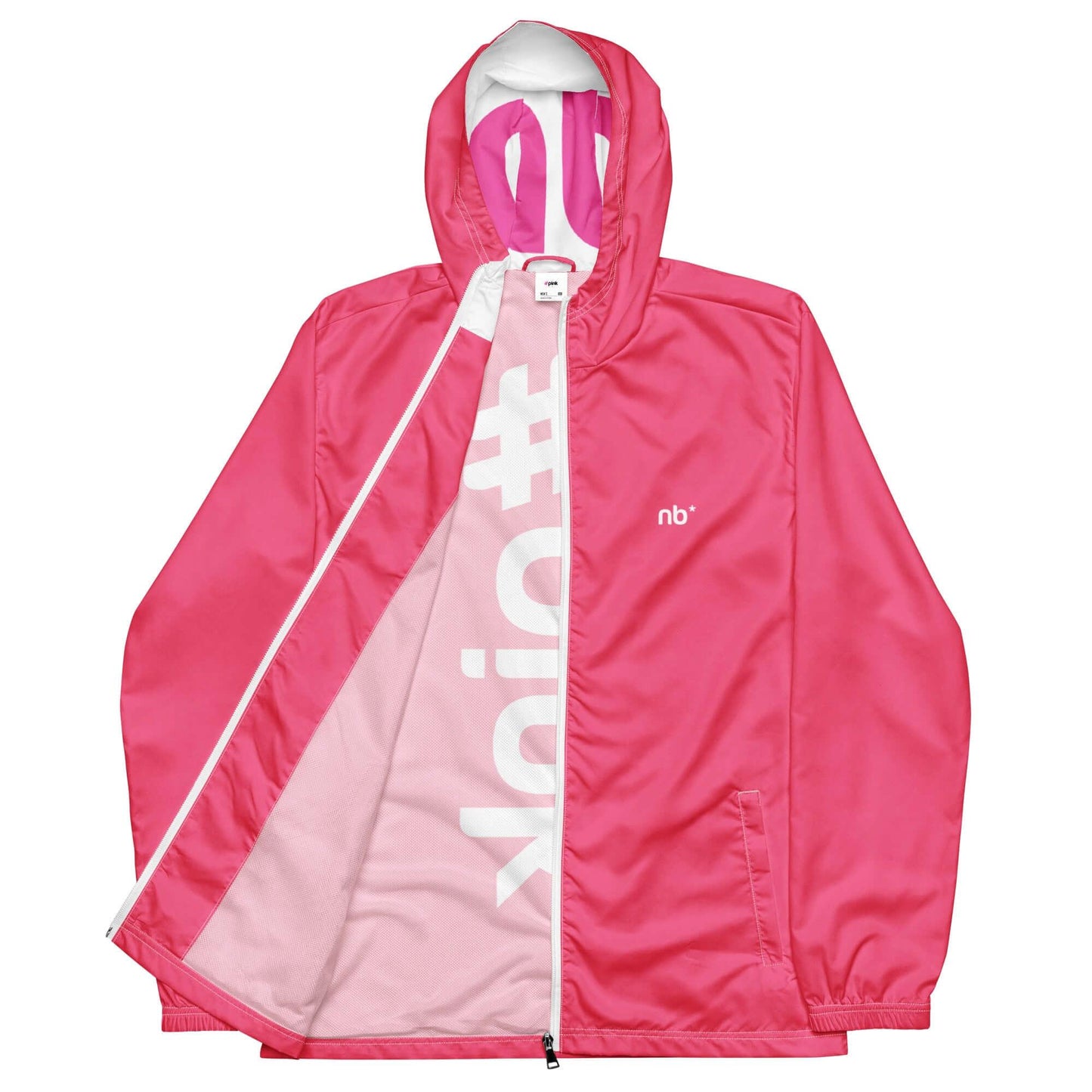 Nutribal® THE PINK BREAKR Unisex Windbreaker