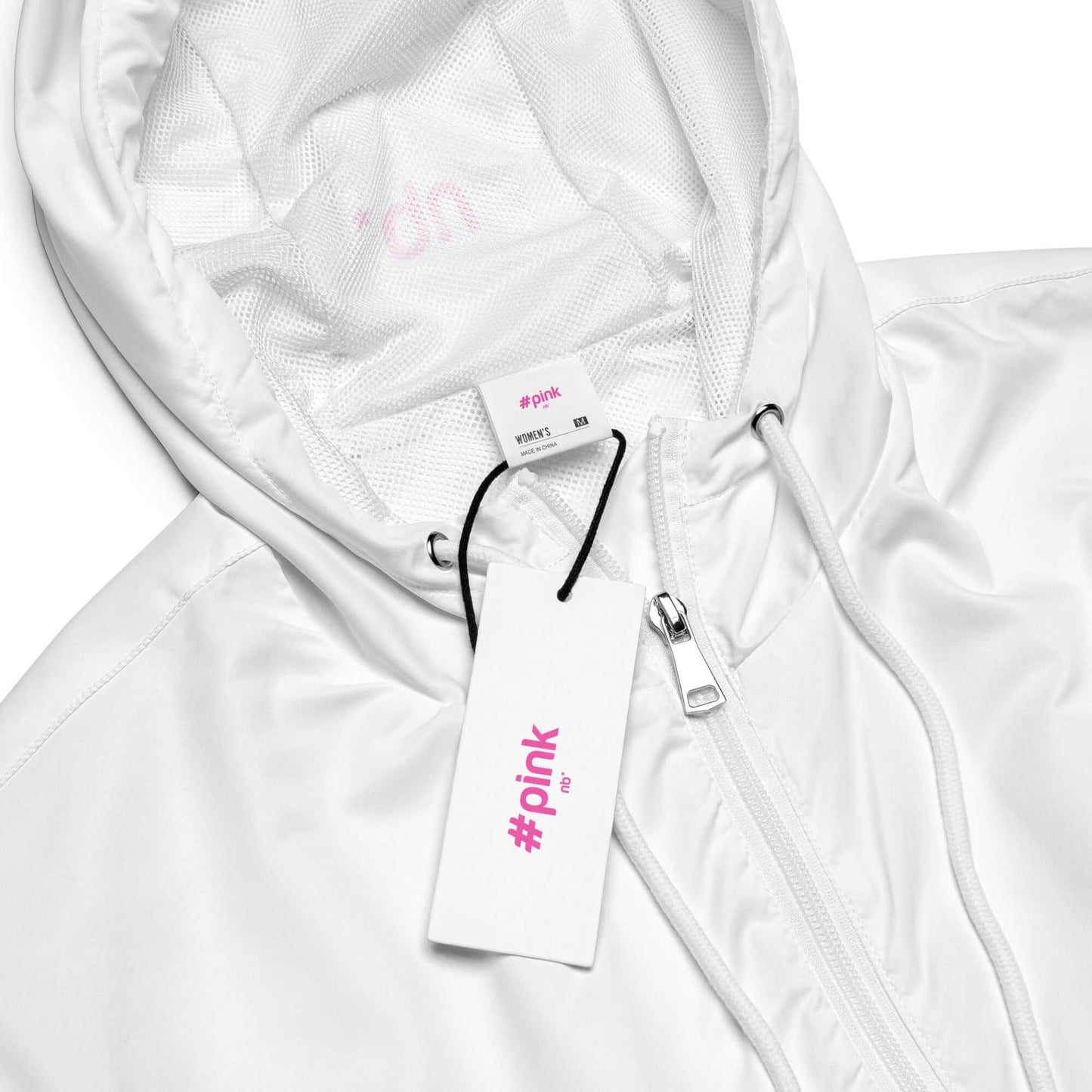 Nutribal® THE PINK CROPR Womens Windbreaker