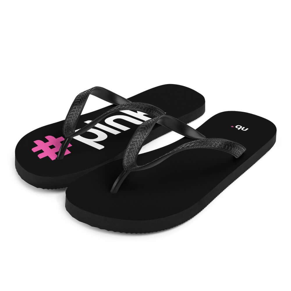 Nutribal® THE PINK FLIPS Unisex Flip-Flops