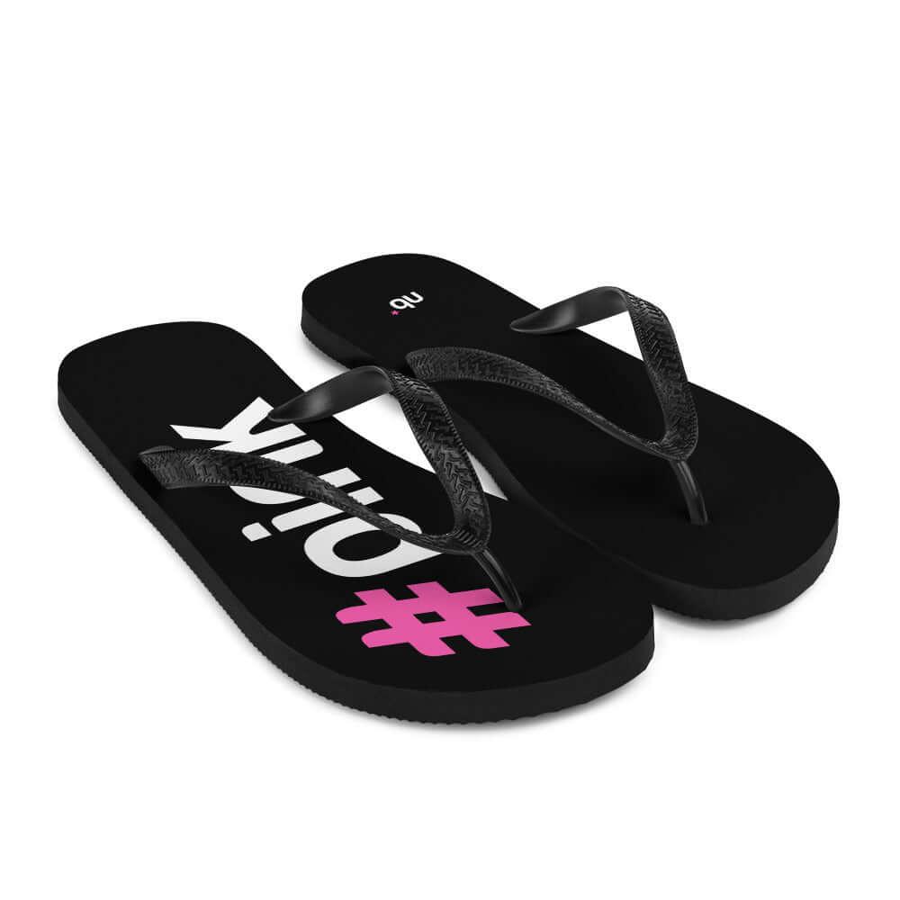 Nutribal® THE PINK FLIPS Unisex Flip-Flops