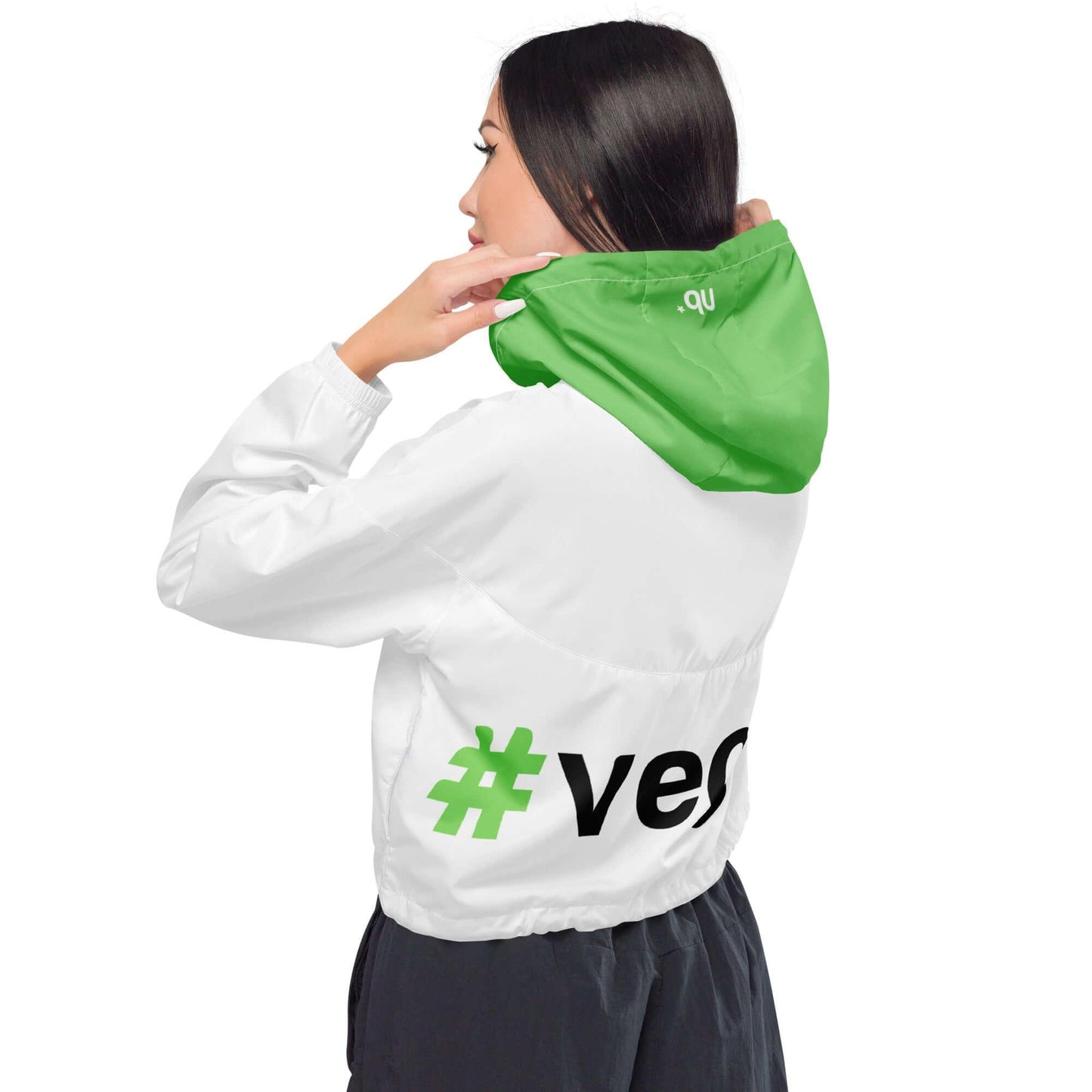 Nutribal® THE VEGAN CROPR Womens Windbreaker