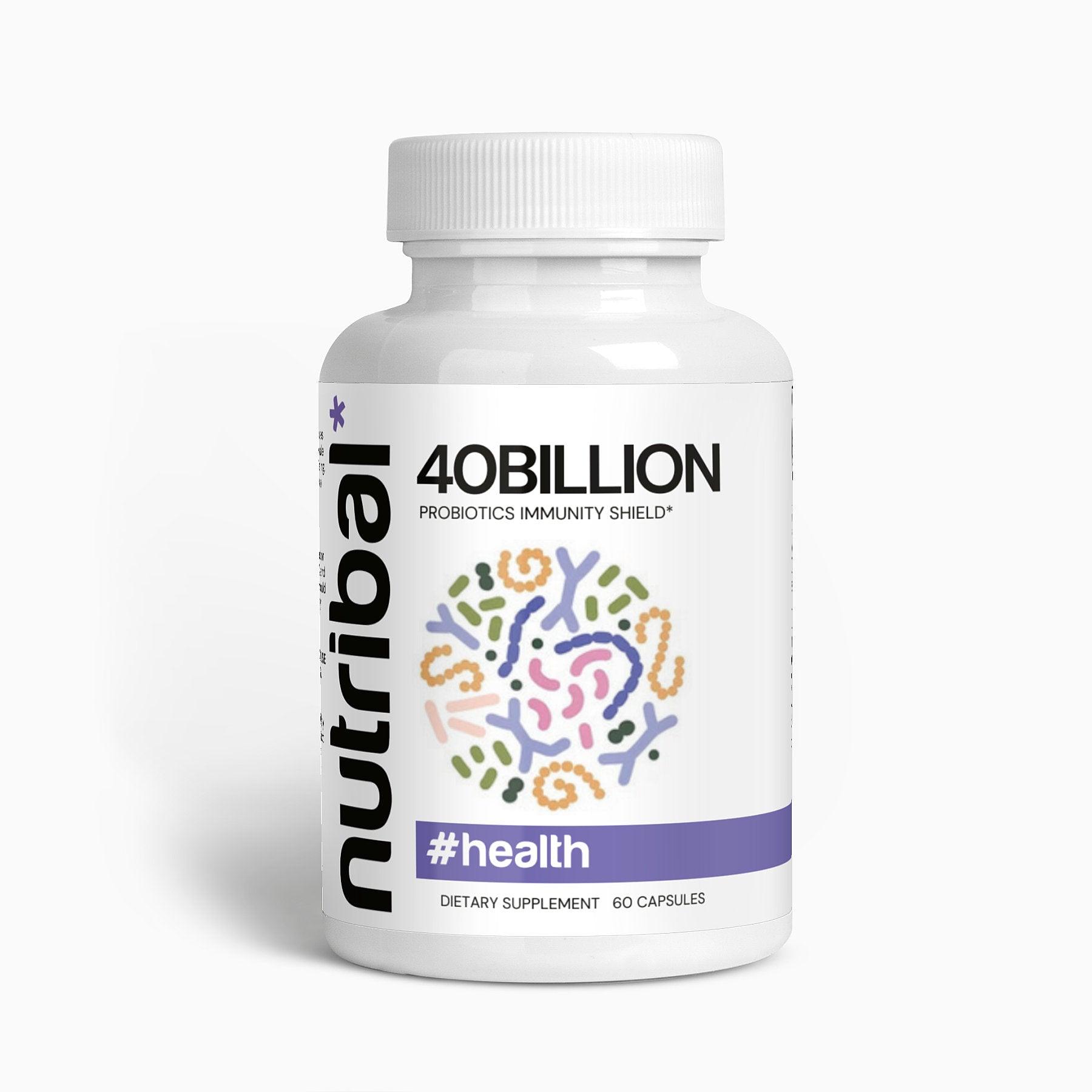 Nutribal 40BILLION ProBiotics Immune Shield - Nutribal™ - The New Healthy.