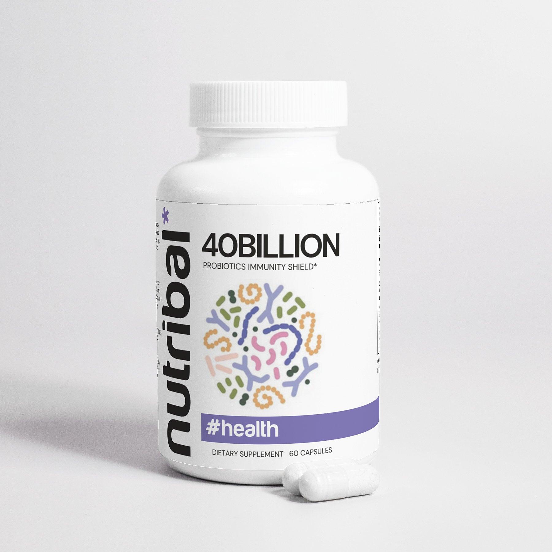 Nutribal 40BILLION ProBiotics Immune Shield - Nutribal™ - The New Healthy.