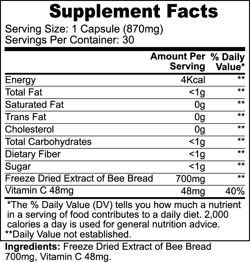 Nutribal® BEE PEARLS Active Beebread Crumbs 🌼🍯🏃