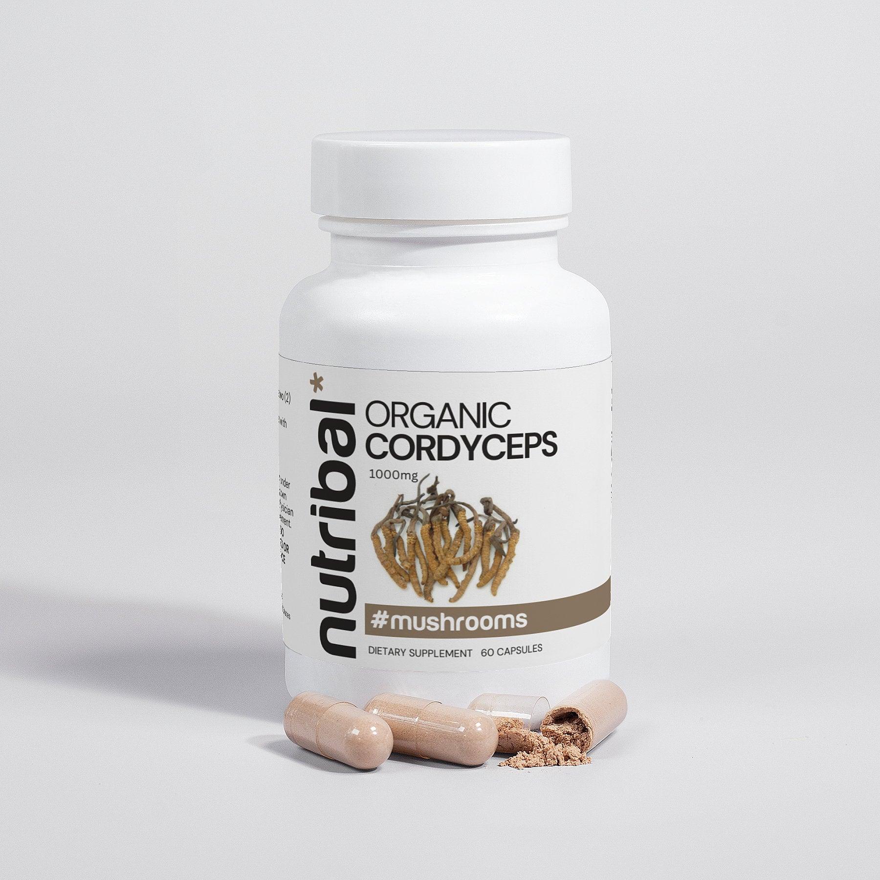 Nutribal CORDYCEPS Organic Mushroom Caps - Nutribal™ - The New Healthy.