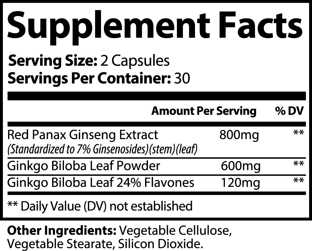 Nutribal® GINKGO & GINSENG Super Complex