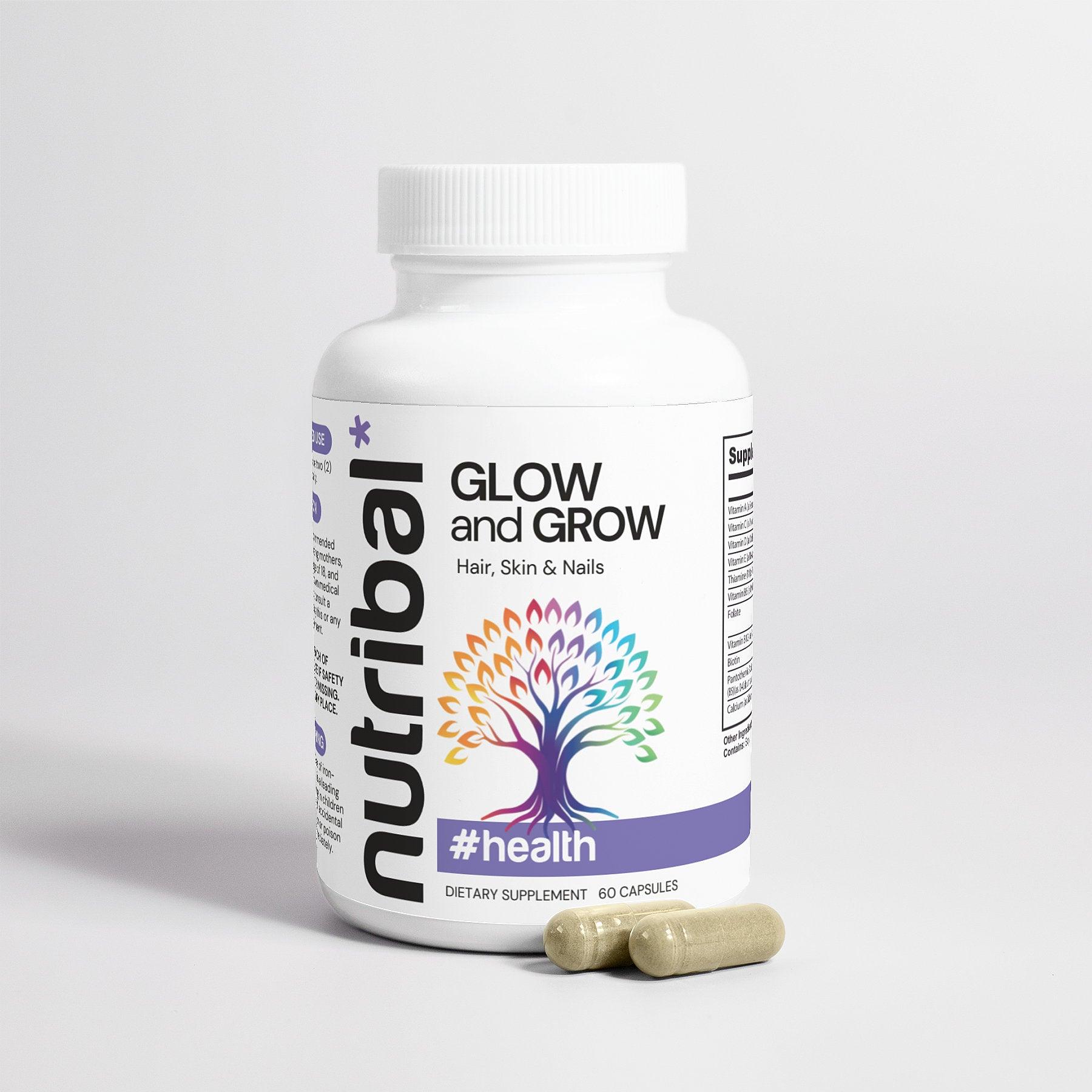 Nutribal GLOW & GROW Hair, Skin & Nail Vitality - Nutribal™ - The New Healthy.