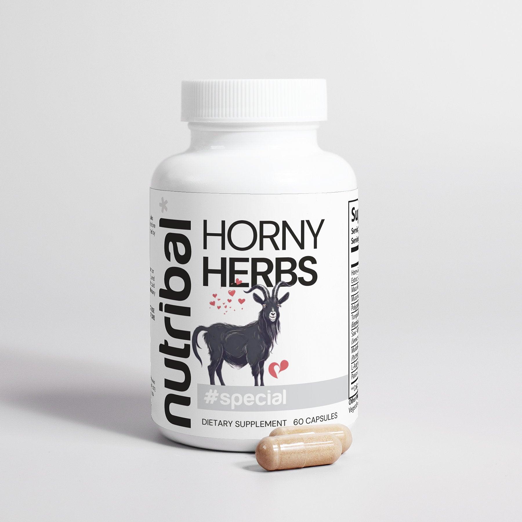 Nutribal® HORNY HERBS Premium Libido (Male & Female)