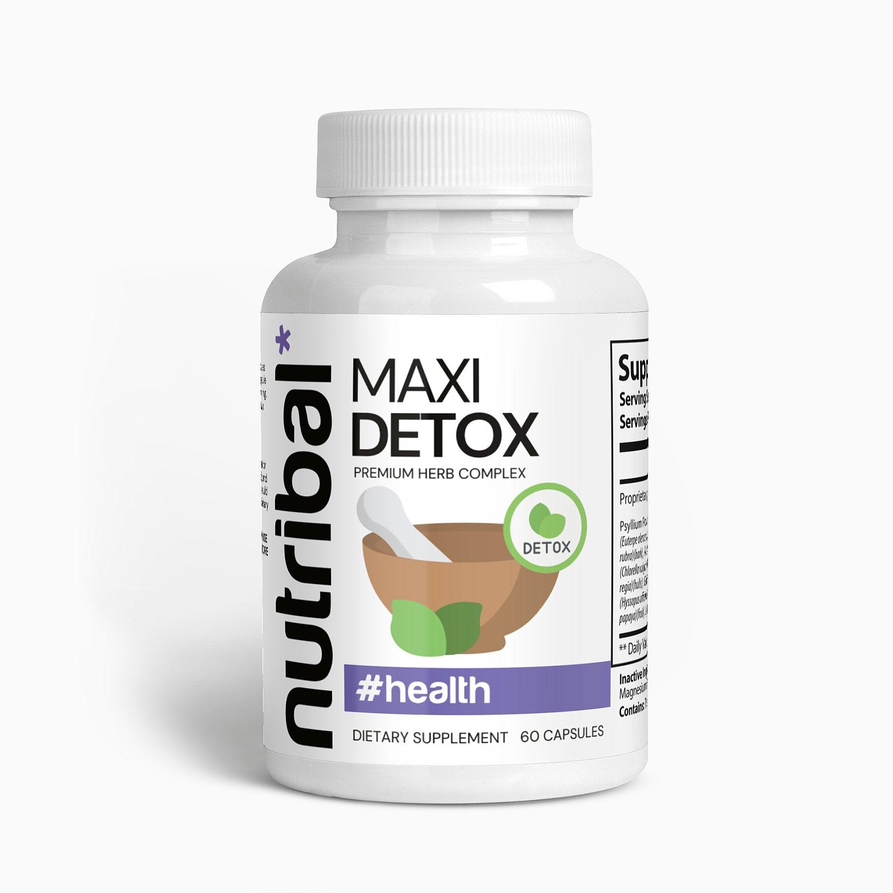 Nutribal MAXI DETOX Premium Herb Complex - Nutribal™ - The New Healthy.