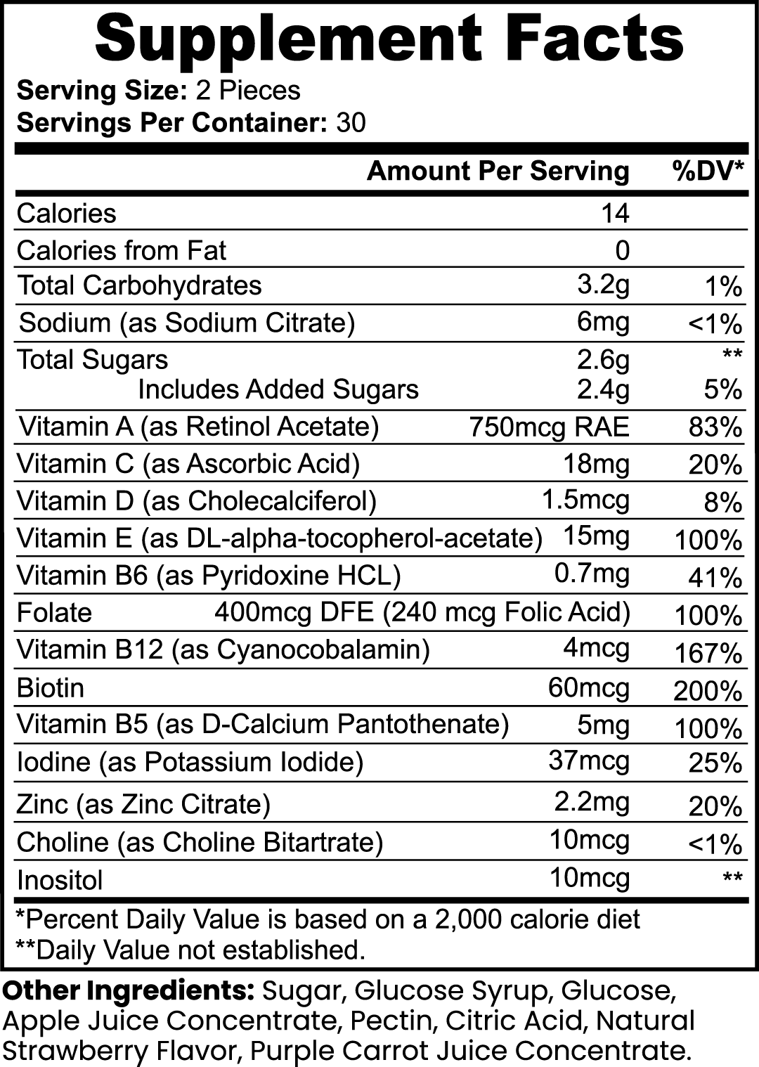 Nutribal® MULTI COMPLEX Multivitamin Gummies