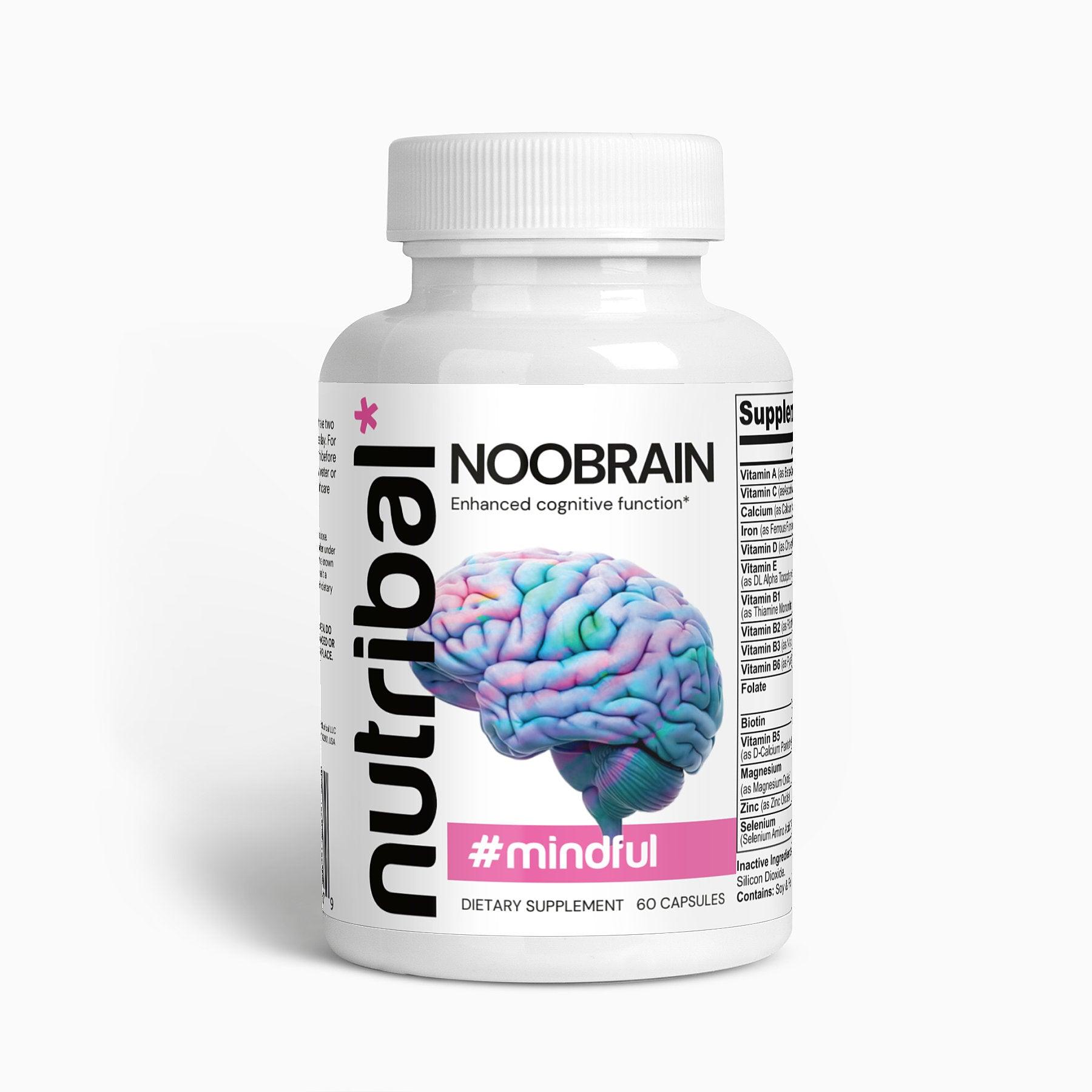 Nutribal NOOBRAIN Brain & Focus Boost Nootropics - Nutribal™ - The New Healthy.