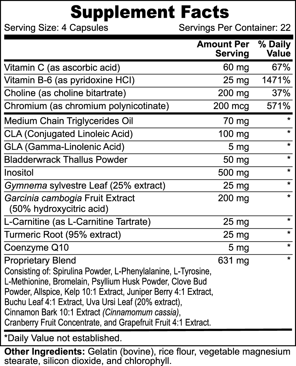 Nutribal® R1PP3D Extreme Fatburner