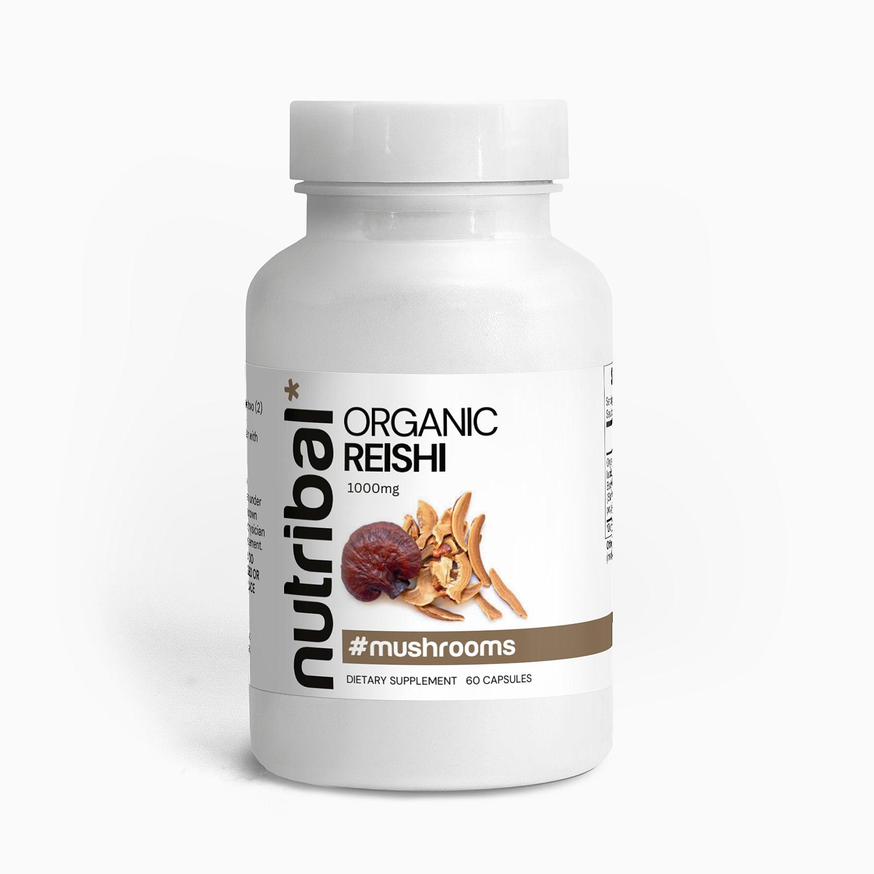 Nutribal REISHI Organic Mushroom Caps - Nutribal™ - The New Healthy.