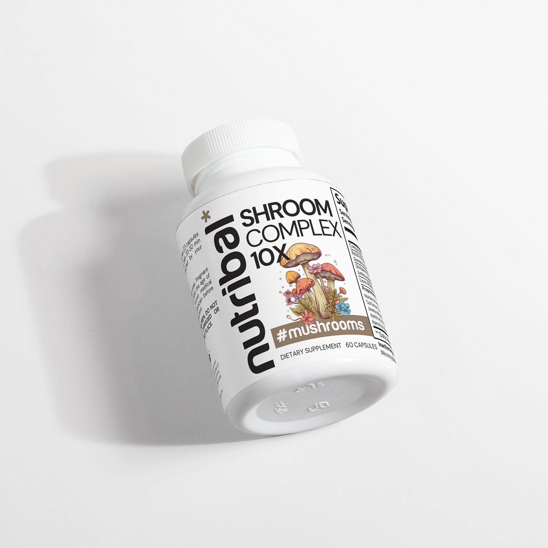 Nutribal SHROOM 10X Complex Mushroom Blend - Nutribal™ - The New Healthy.
